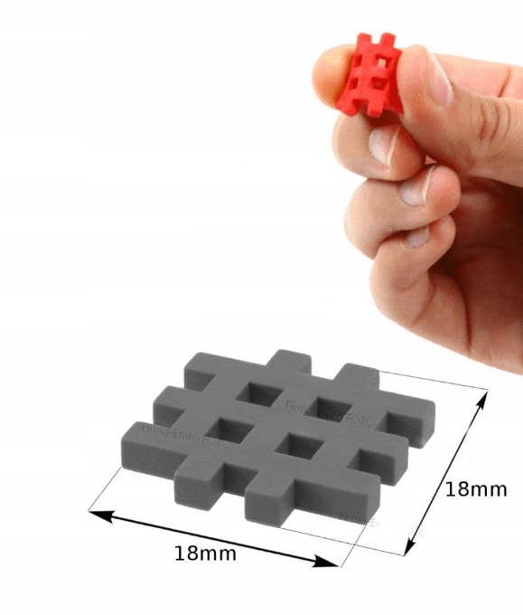 Marioinex Micro Waffle 80 elementów SŁOŃ - obraz puzzle
