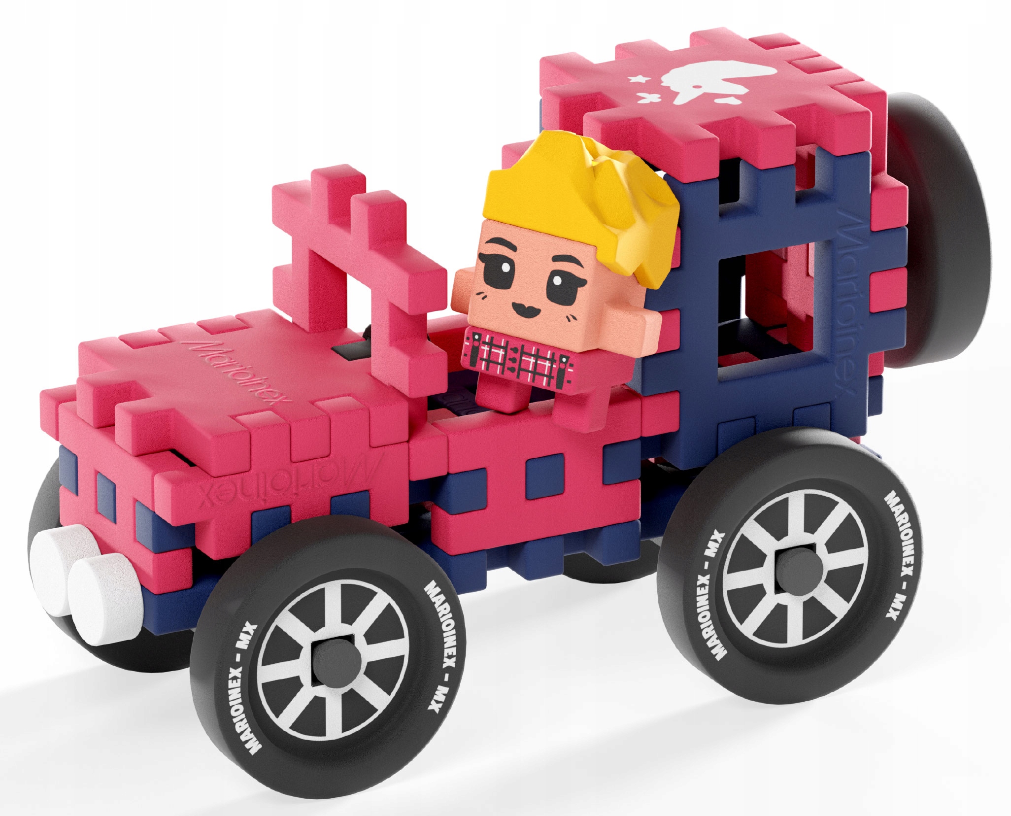 Marioinex klocki WAFFLE mini FARMER - Urocze ranczo, 112 elementów