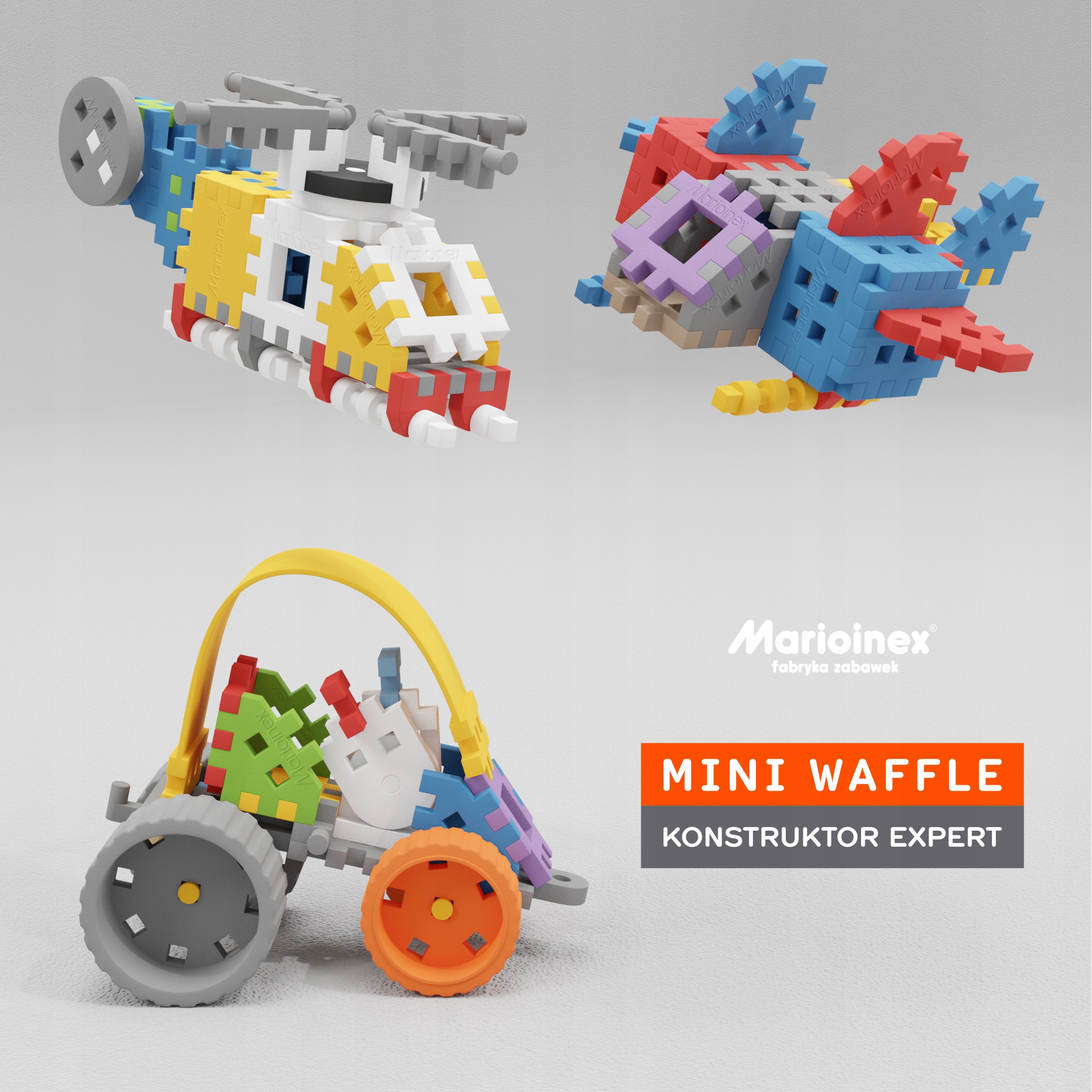 MINI WAFFLE KONSTRUKTOR EXPERT 301EL 3+ MARIOINEX