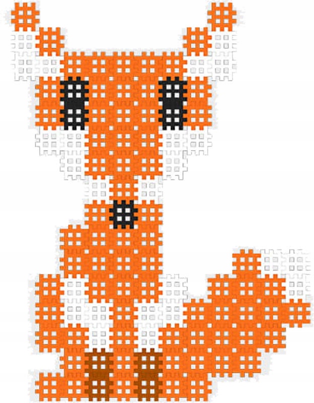 Marioinex Micro Waffle 150 elementów LIS / LISEK - obraz puzzle