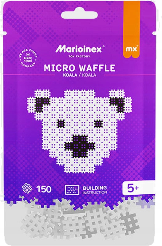 Marioinex Micro Waffle 150 elementów KOALA - obraz puzzle