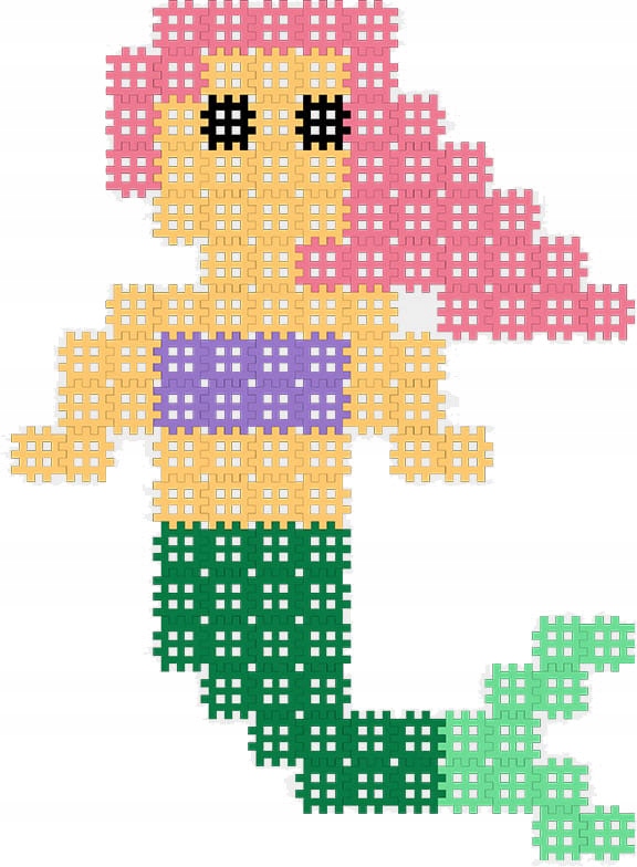 Micro Waffle Marioinex SYRENKA / MAŁA SYRENKA - obraz puzzle 150 elementów