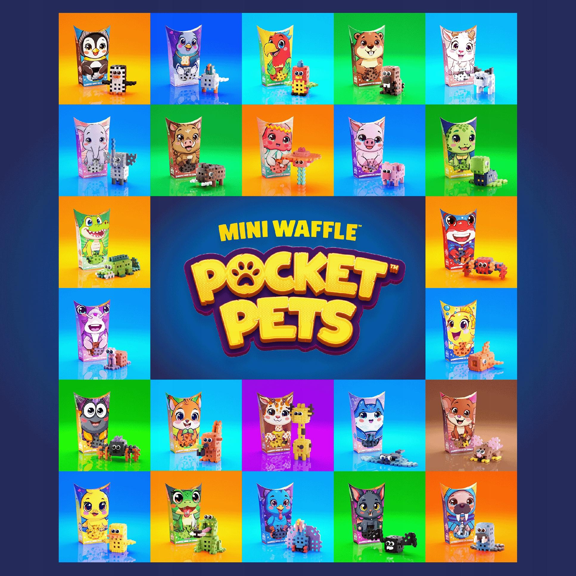 Marioinex Mini Waffle POCKET PETS - zestaw ŚWINKA