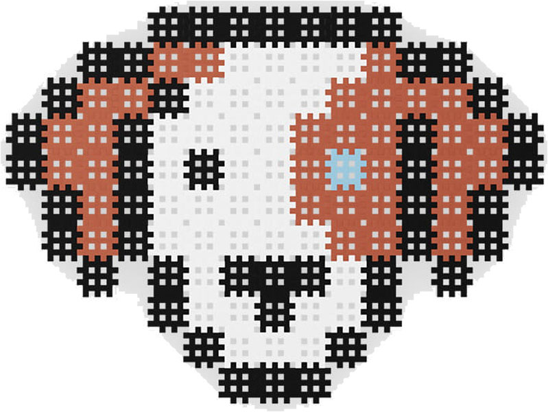 Marioinex Micro Waffle 111 elementów PIESEK - obraz puzzle