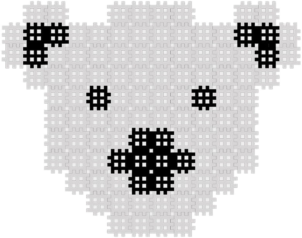 Marioinex Micro Waffle 150 elementów KOALA - obraz puzzle