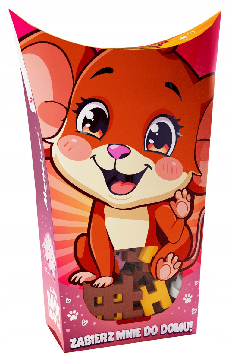 Marioinex Mini Waffle POCKET PETS - zestaw MYSZKA / MYSZ