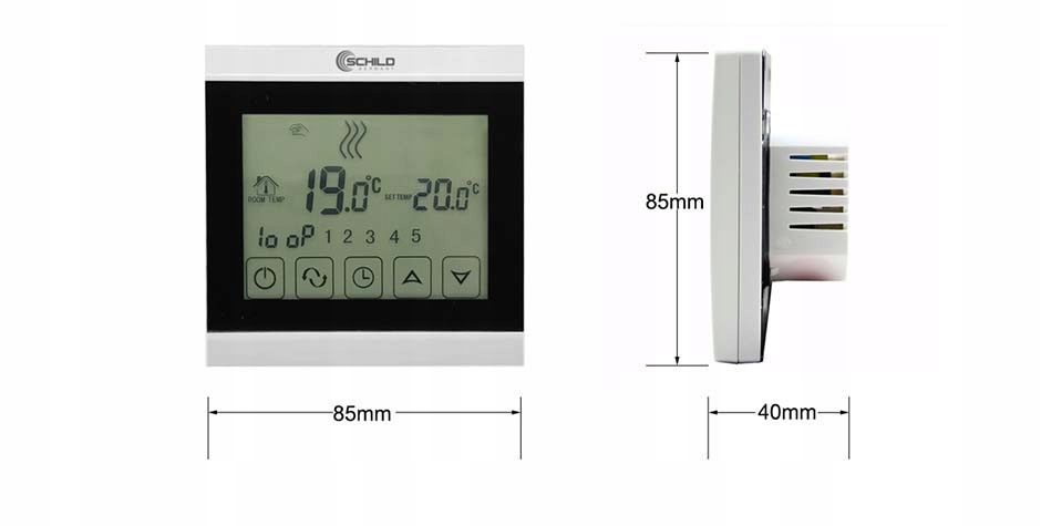 REGULATOR TEMPERATURY POKOJOWY TERMOSTAT Schild 22