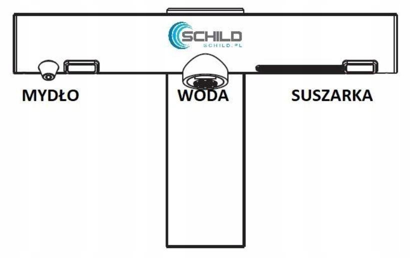 3w1soap Suszarka kran z wodą podajnik mydła automat wylewka mydło woda susz