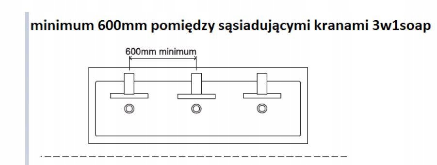 3w1soap Suszarka kran z wodą podajnik mydła automat wylewka mydło woda susz