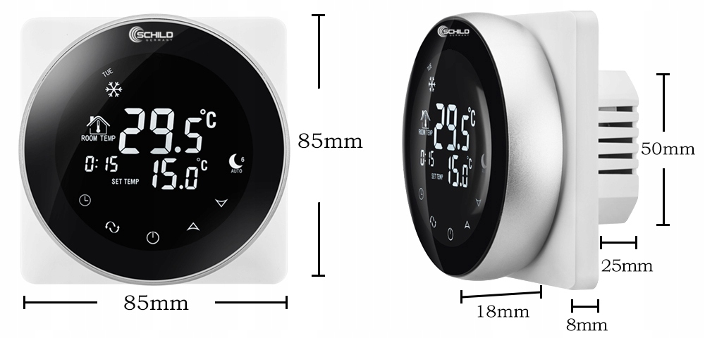 REGULATOR CZUJNIK TEMPERATURY POKOJOWEJ TERMOSTAT