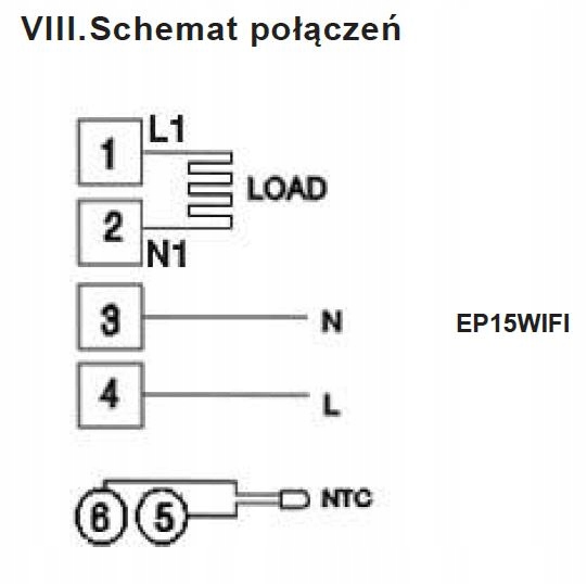 Termostat regulator temparatury do podłogówki 230V