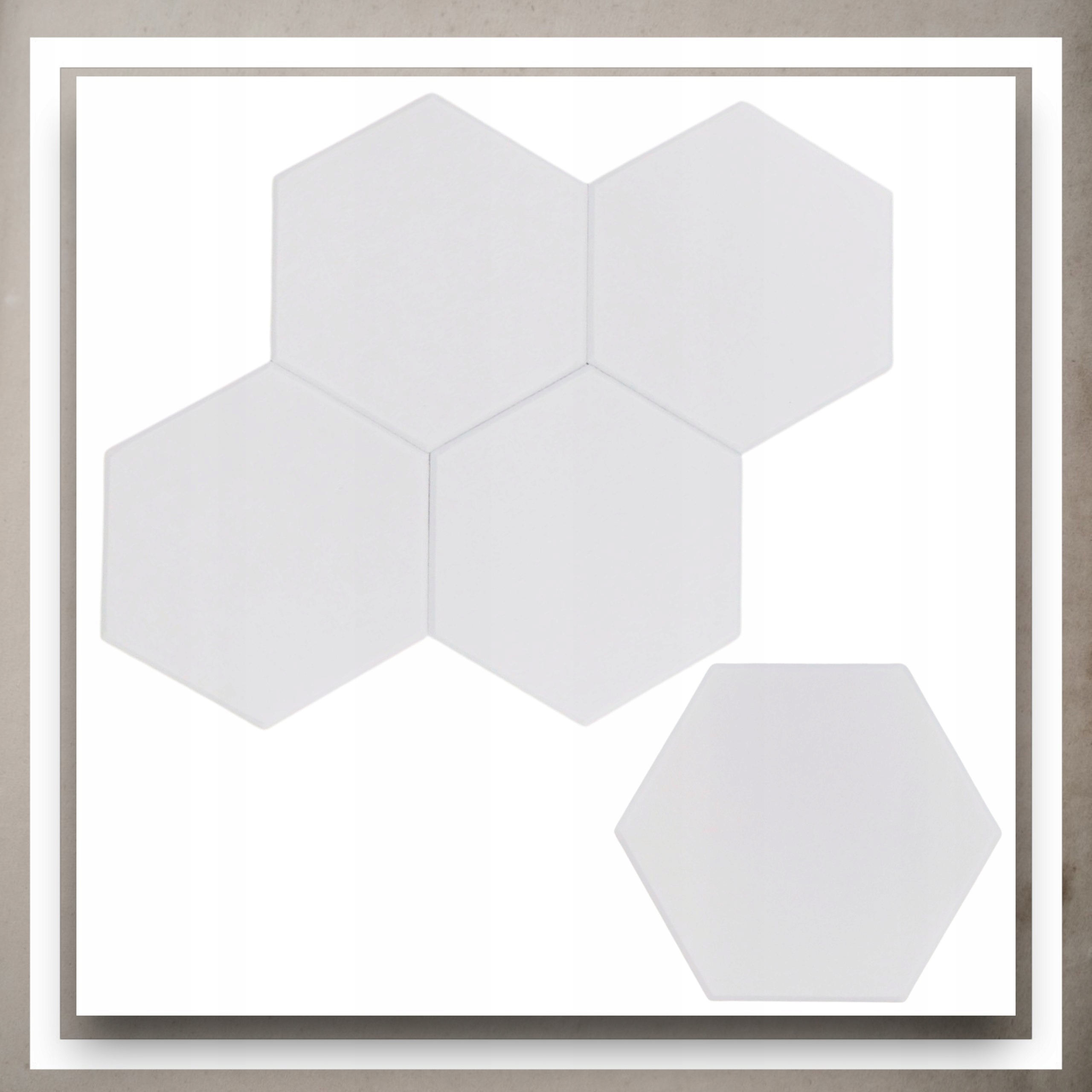 Panele Ścienne Filcowe 3D Heksagon Zagłówek Samoprzylepne Akustyczne Soft