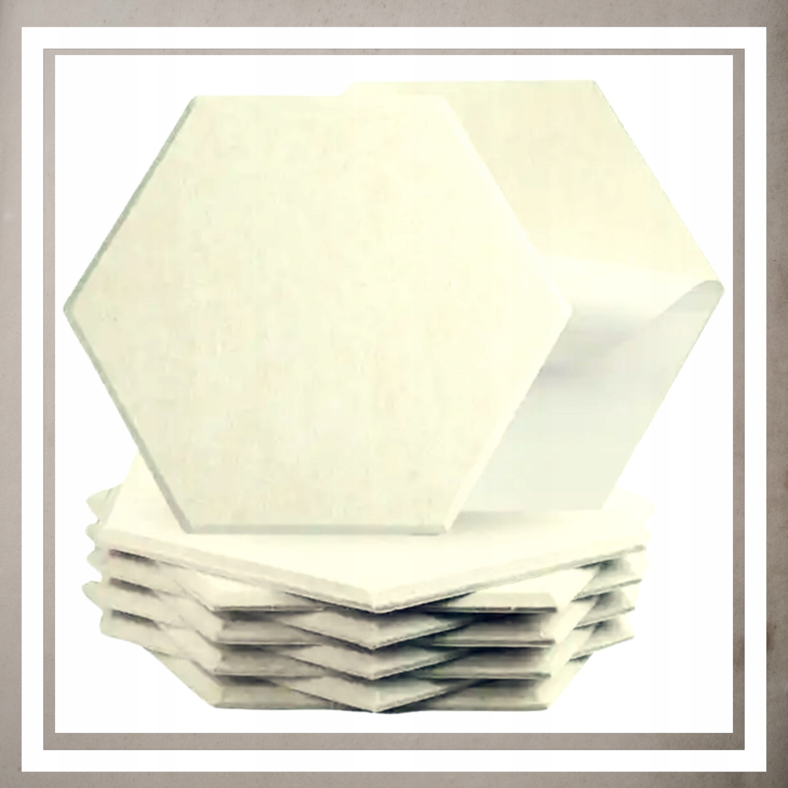 Panele Ścienne Filcowe 3D Heksagon Zagłówek Samoprzylepne Akustyczne Soft