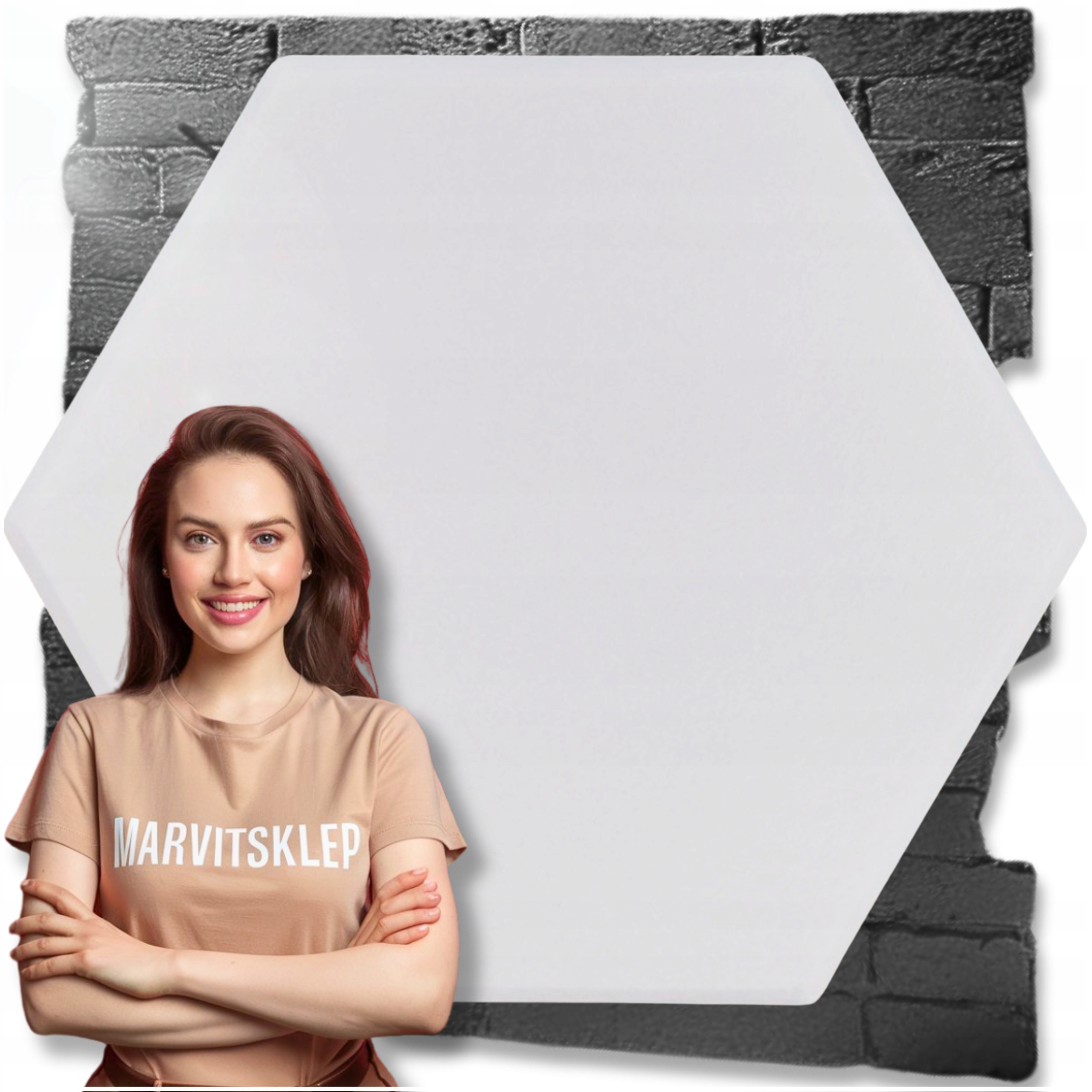 Panele Ścienne Filcowe 3D Heksagon Zagłówek Samoprzylepne Akustyczne Soft