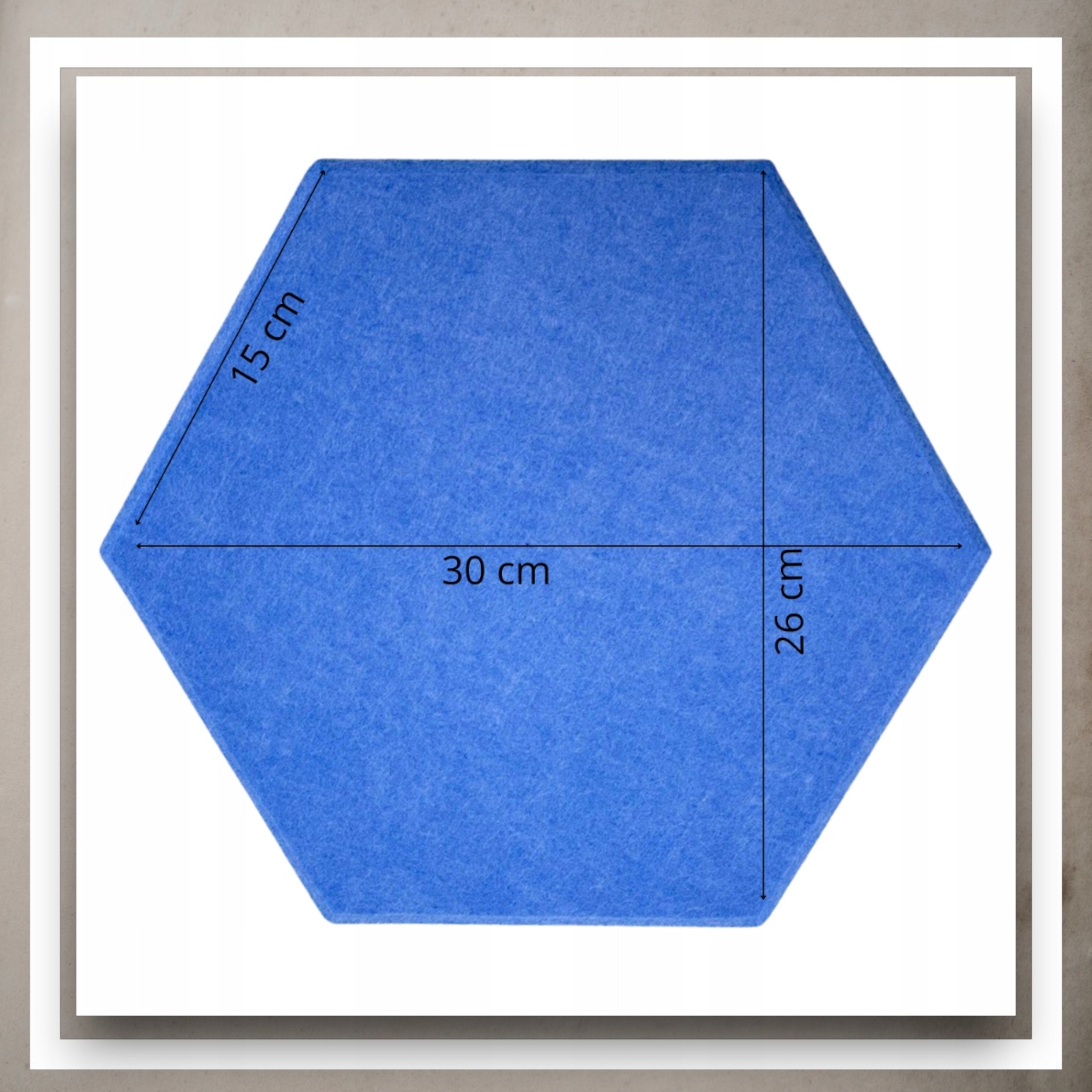 Panele Ścienne Filcowe 3D Heksagon Zagłówek Samoprzylepne Akustyczne Soft