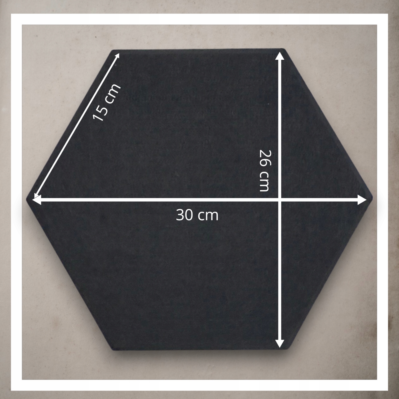 Panele Ścienne Filcowe 3D Heksagon Zagłówek Samoprzylepne Akustyczne Soft