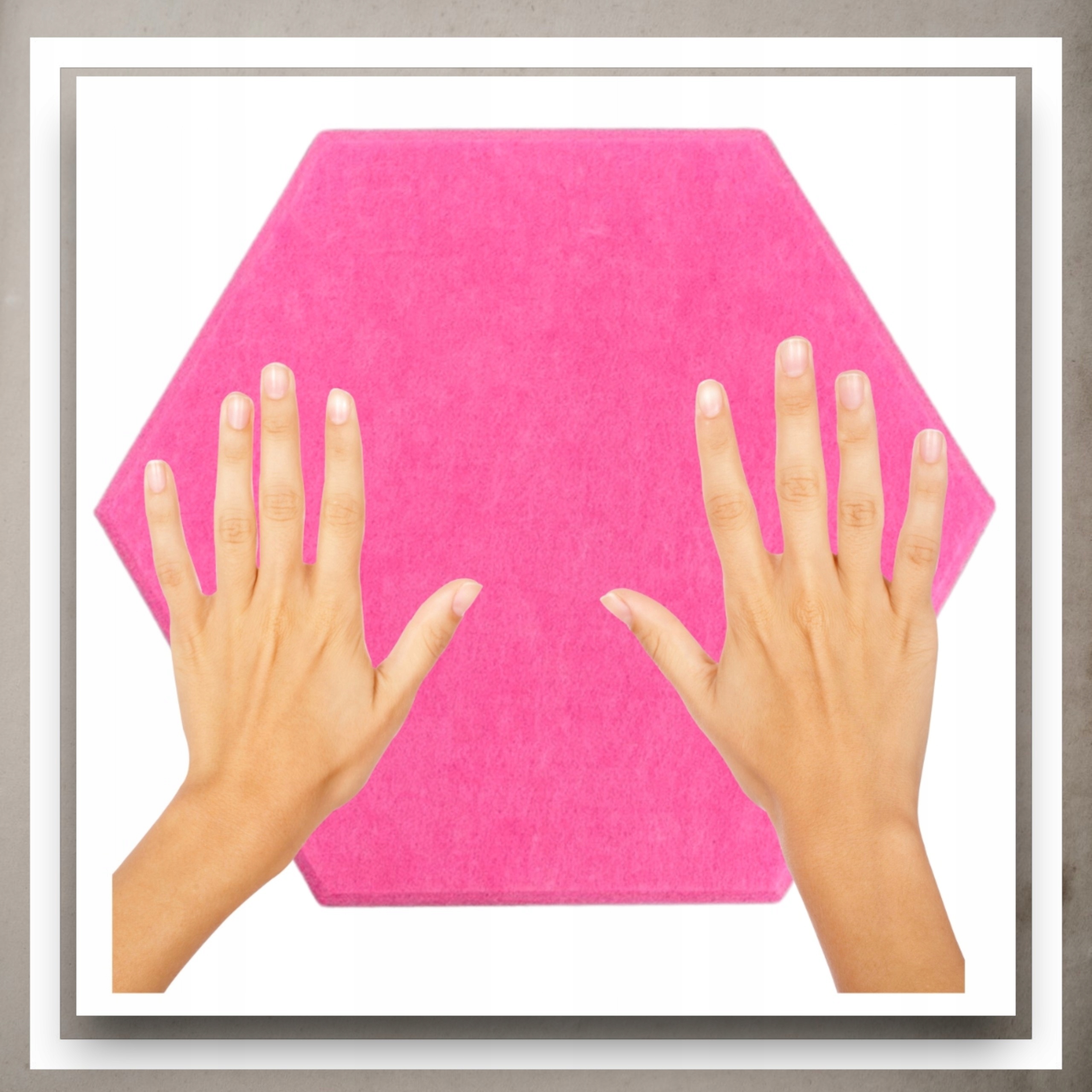 Panele Ścienne Filcowe 3D Heksagon Zagłówek Samoprzylepne Akustyczne Soft