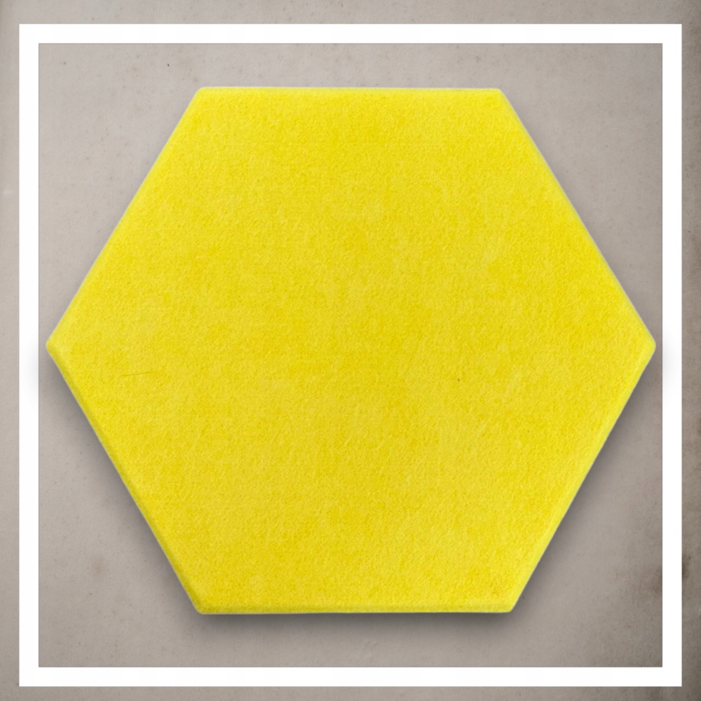 Panele Ścienne Filcowe 3D Heksagon Zagłówek Samoprzylepne Akustyczne Soft