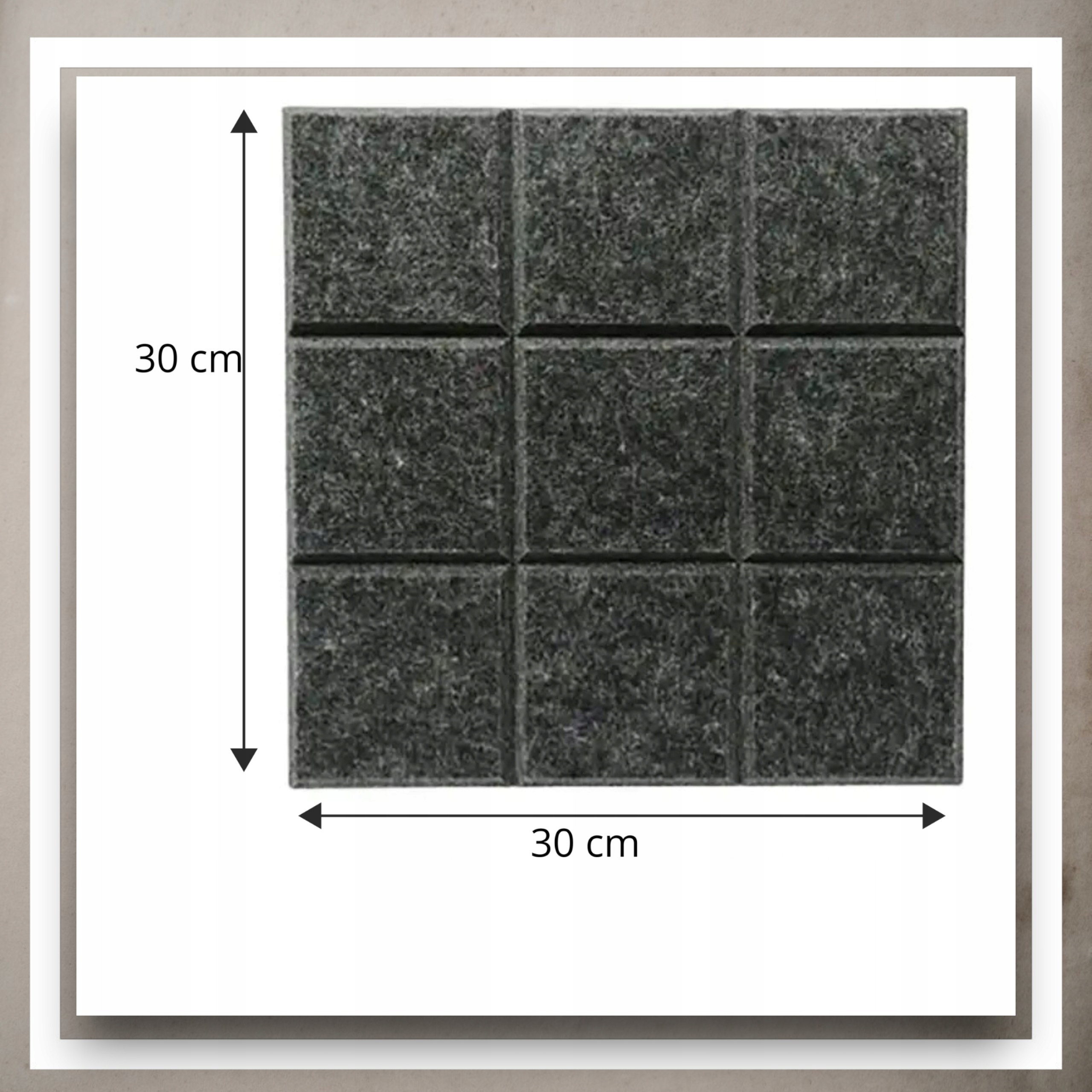 Panele Ścienne Filcowe 3D Kwadrat Zagłówek Samoprzylepne Akustyczne Soft