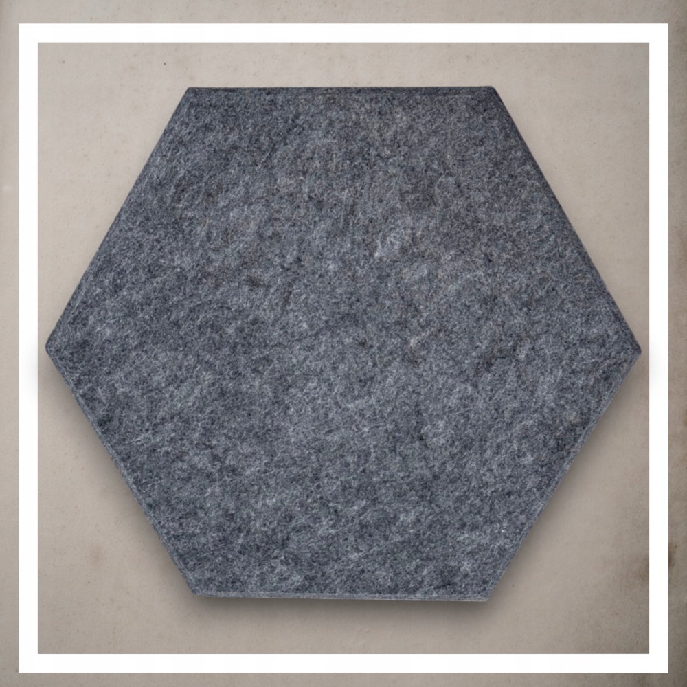 Panele Ścienne Filcowe 3D Heksagon Zagłówek Samoprzylepne Akustyczne Soft