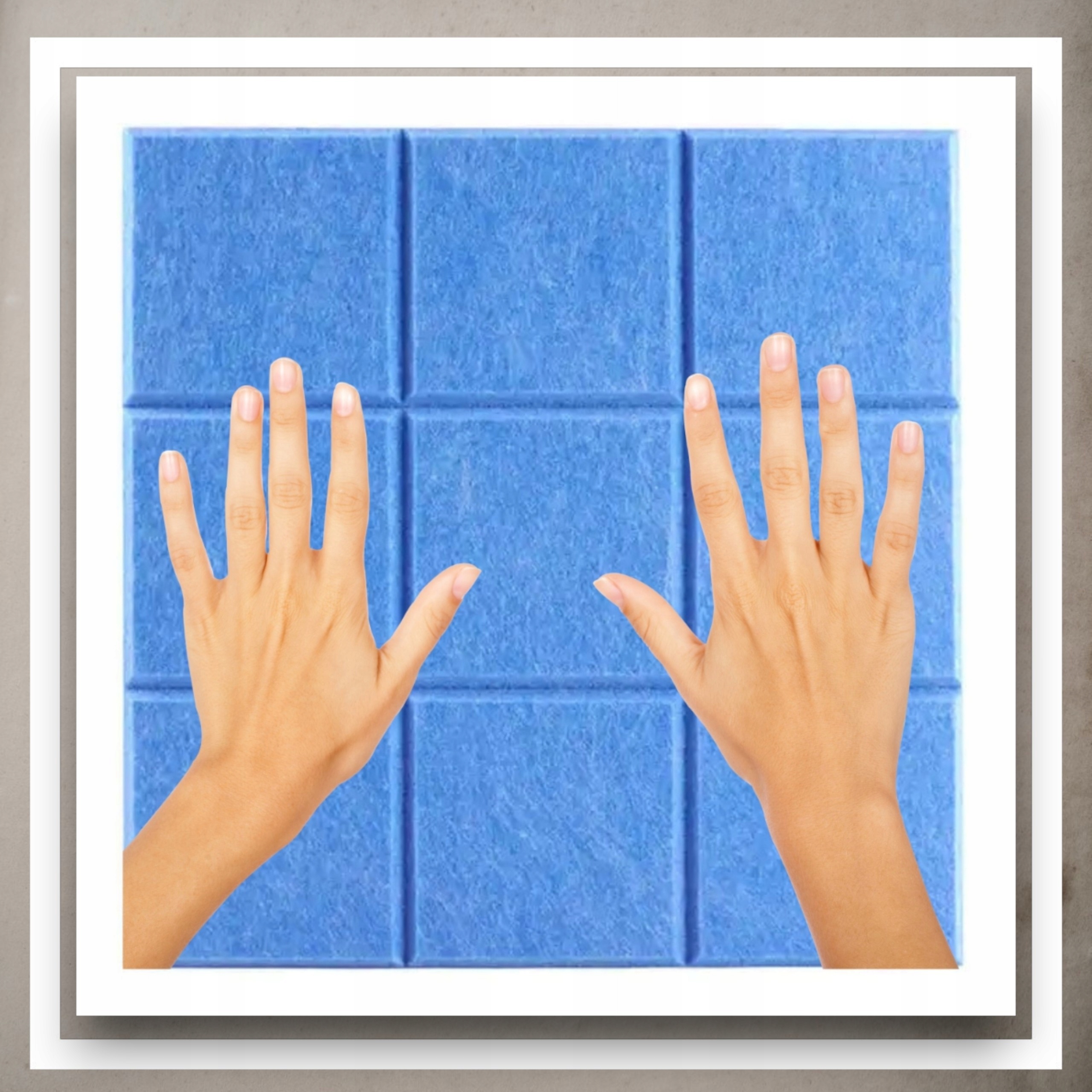 Panele Ścienne Filcowe 3D Kwadrat Zagłówek Samoprzylepne Akustyczne Soft