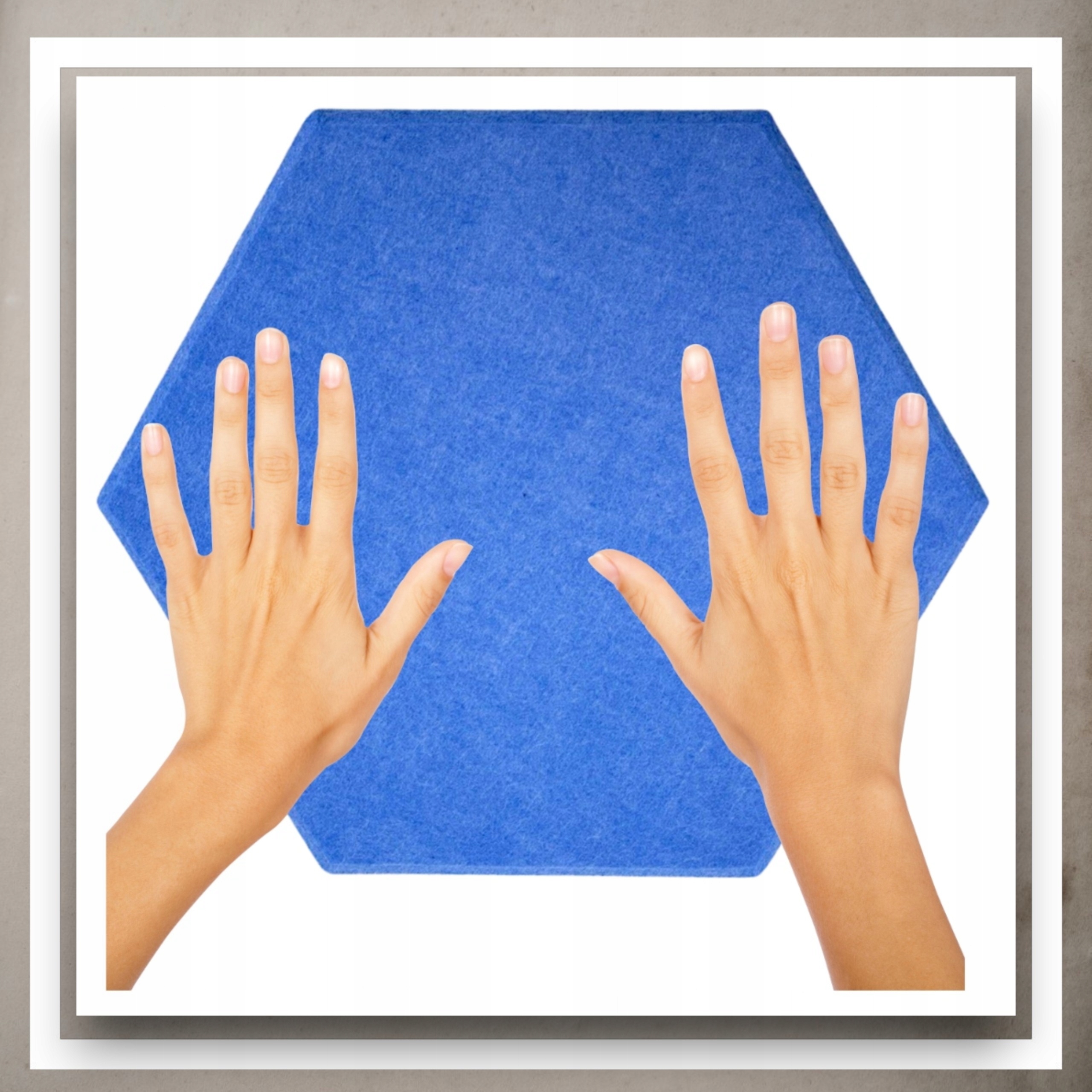 Panele Ścienne Filcowe 3D Heksagon Zagłówek Samoprzylepne Akustyczne Soft