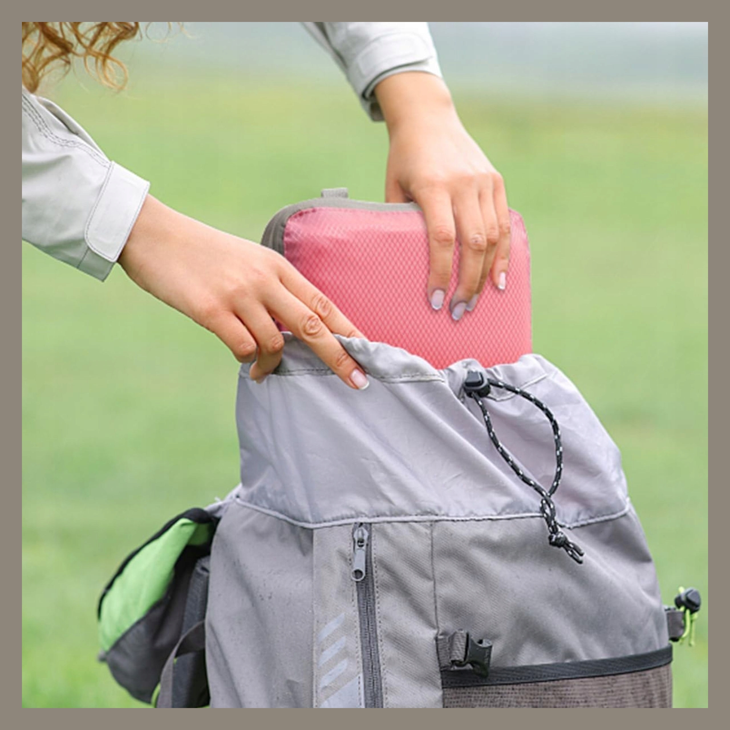 Organizer Kompresyjny  Zestaw 3 Szt     Różowy