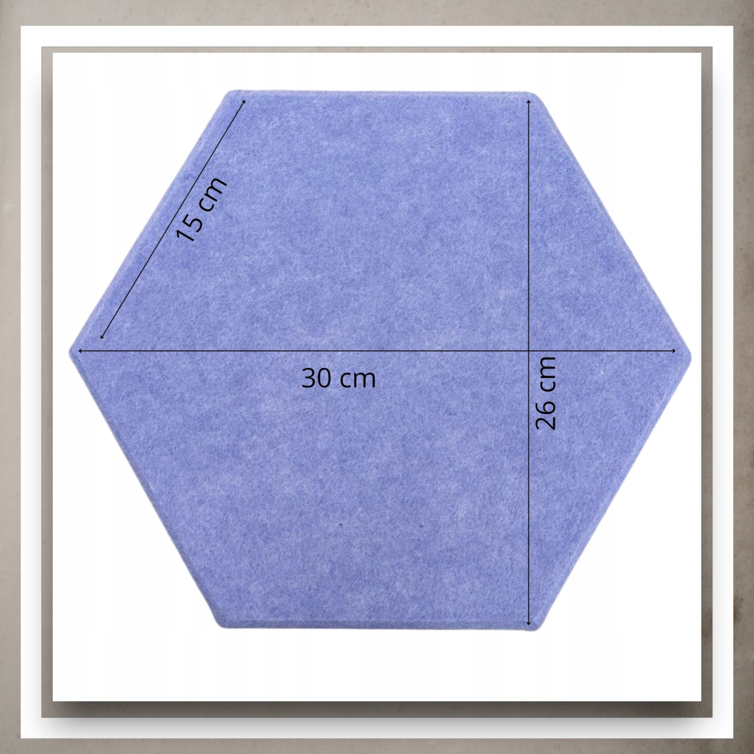 Panele Ścienne Filcowe 3D Heksagon Zagłówek Samoprzylepne Akustyczne Soft