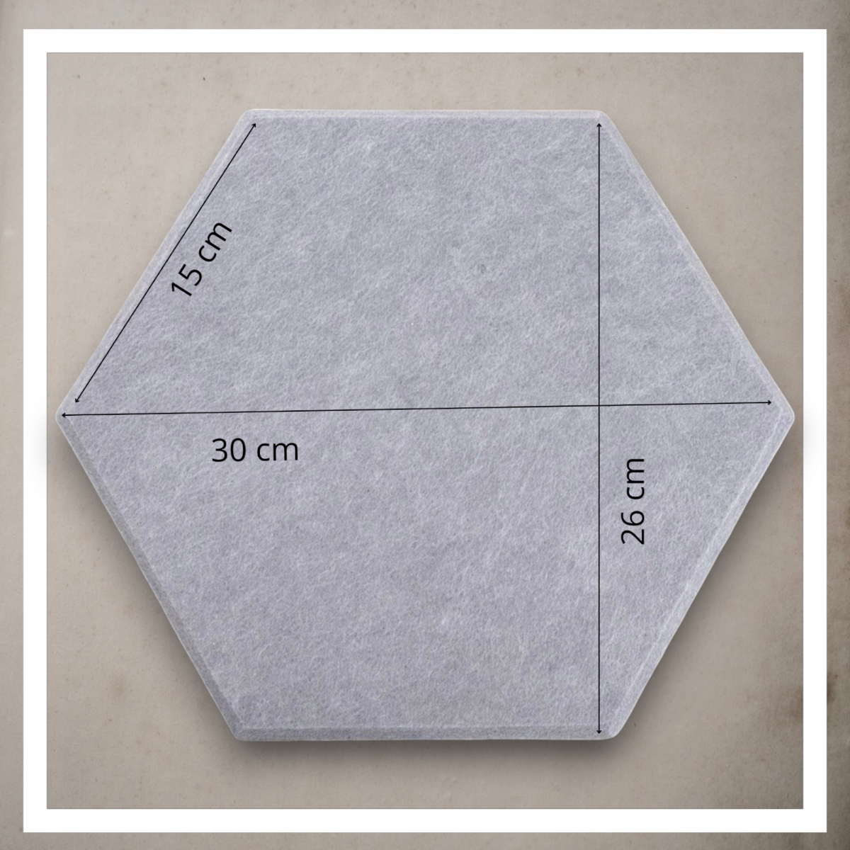 Panele Ścienne Filcowe 3D Heksagon Zagłówek Samoprzylepne Akustyczne Soft