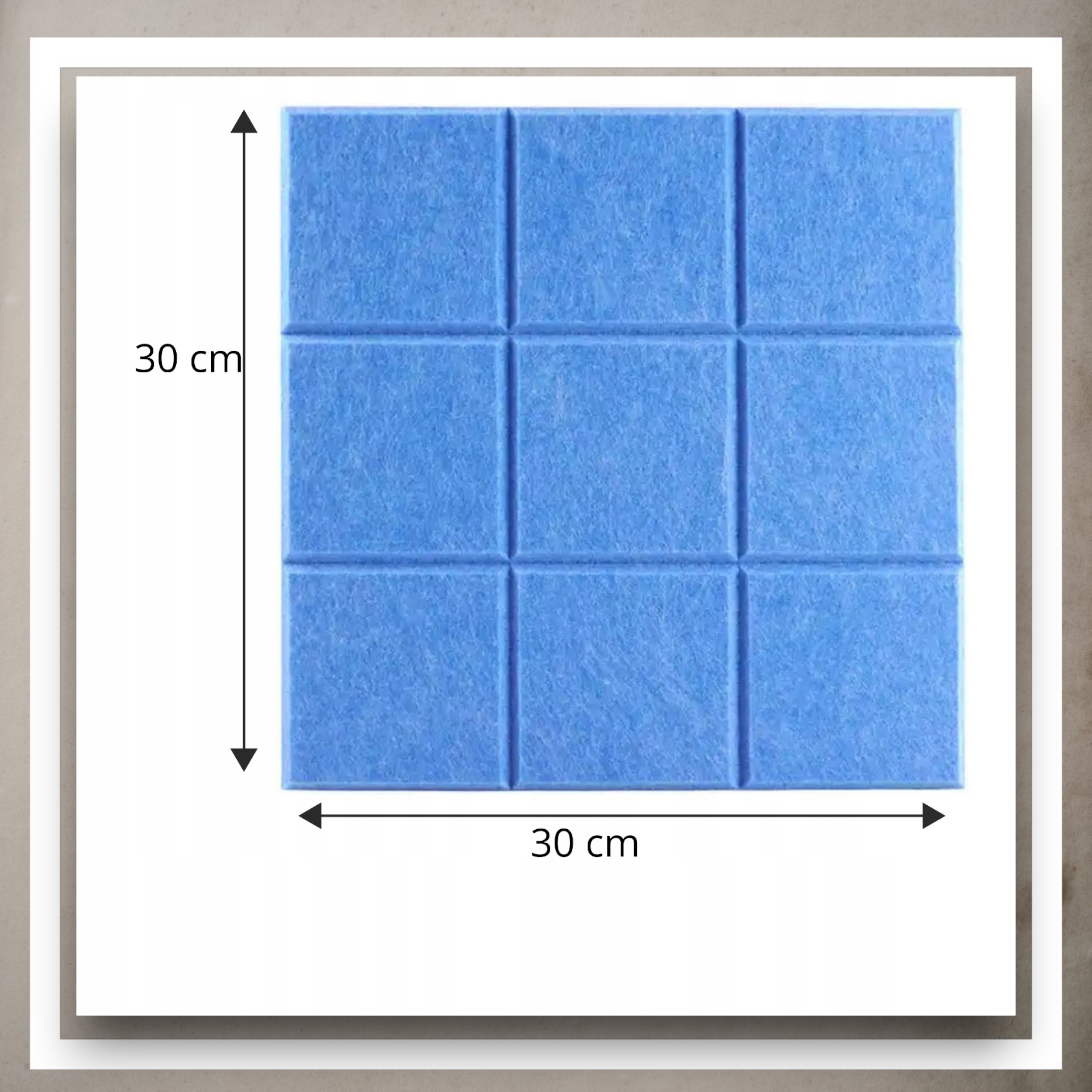 Panele Ścienne Filcowe 3D Kwadrat Zagłówek Samoprzylepne Akustyczne Soft