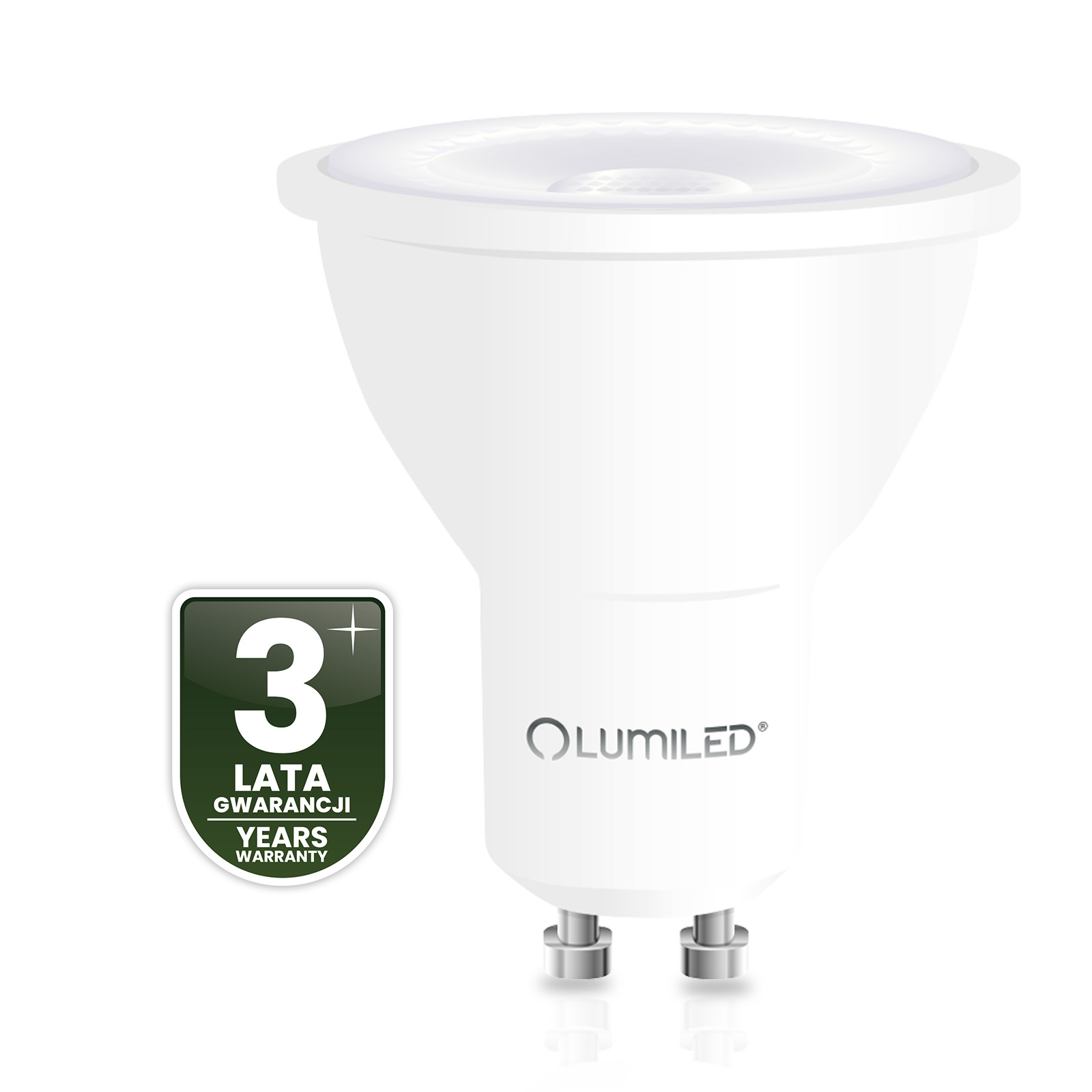 Żarówka LED GU10 Reflektor PAR16 5,2W = 55W 720LM 6500K Zimna 38° LUMILED - czwarta cecha produktu