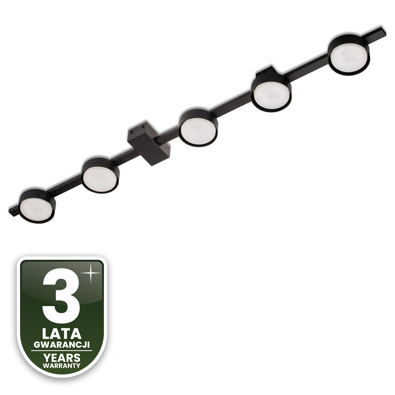 Lampa Sufitowa OVILO Oprawa Halogenowa LED 5x GX53 Spot Kinkiet Reflektor Ścienna LUMILED - trzecia cecha produktu