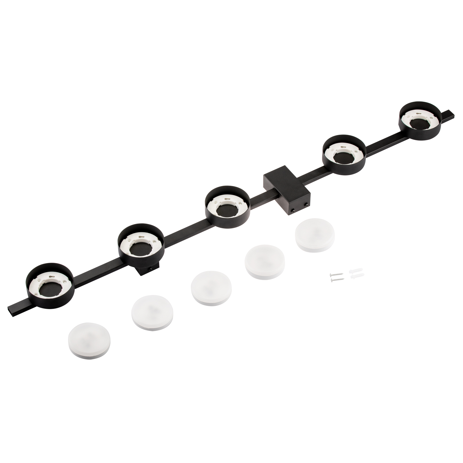Lampa Sufitowa OVILO Oprawa Halogenowa LED 5x GX53 Spot Kinkiet Reflektor Ścienna LUMILED - pierwsza cecha produktu