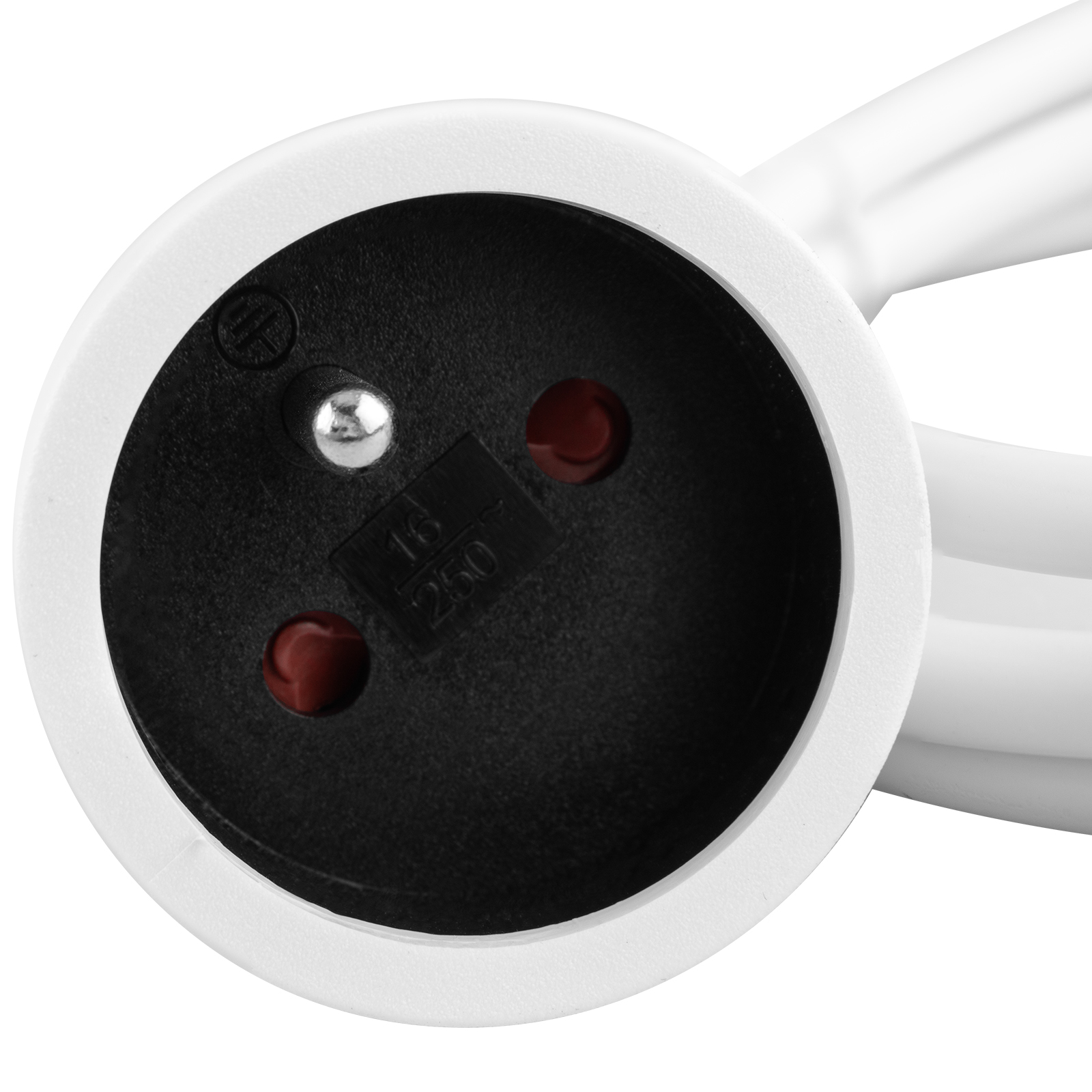 Przedłużacz Sieciowy Kabel z Uziemieniem Listwa Zasilająca 1 Gniazdo 7m Biały Sznur Lendo Lumiled - pierwsza cecha produktu