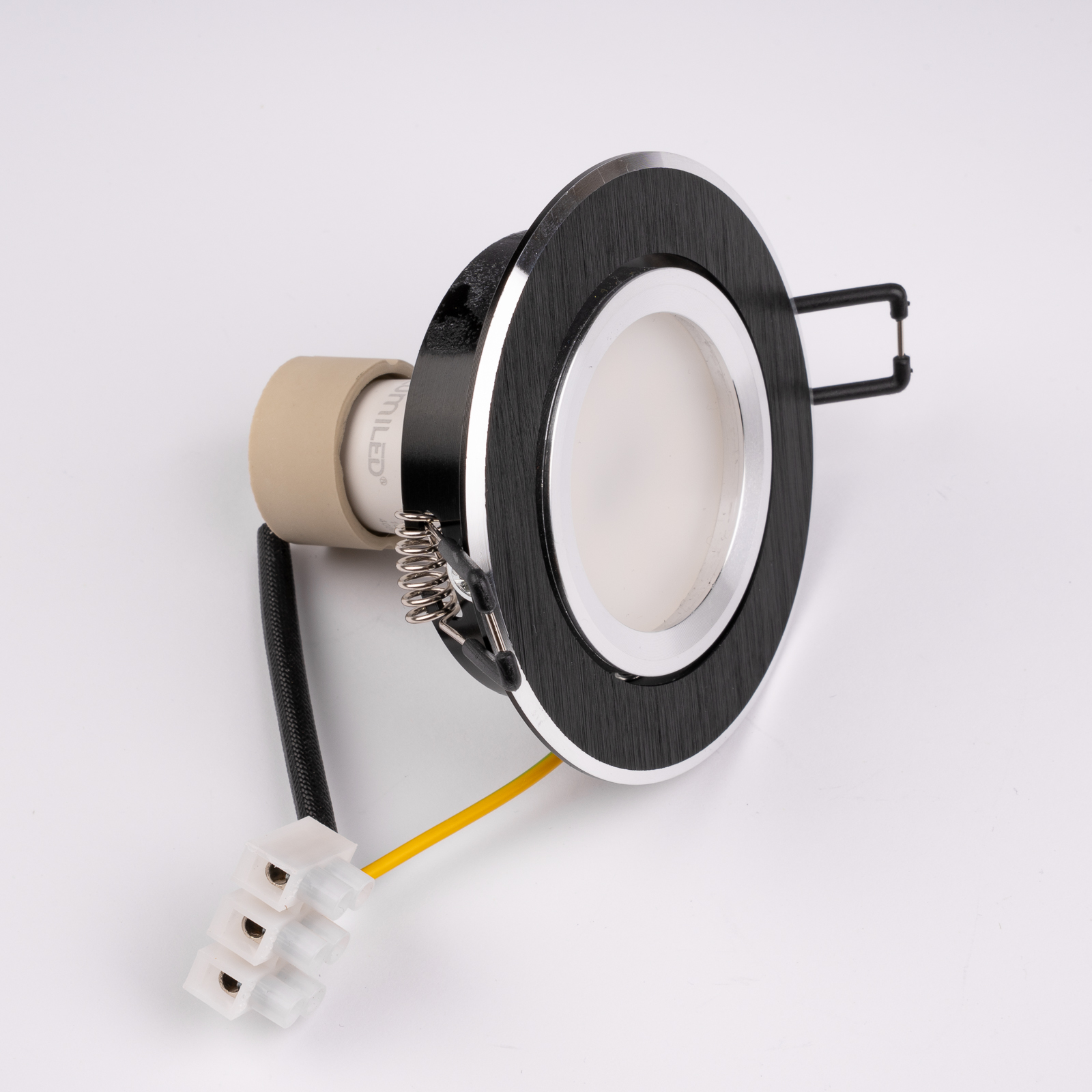 Oprawa Halogenowa Podtynkowa Okrągła Ruchoma TRIX 3w1 GU10 6W 3000K Czarny LUMILED - trzecia cecha produktu