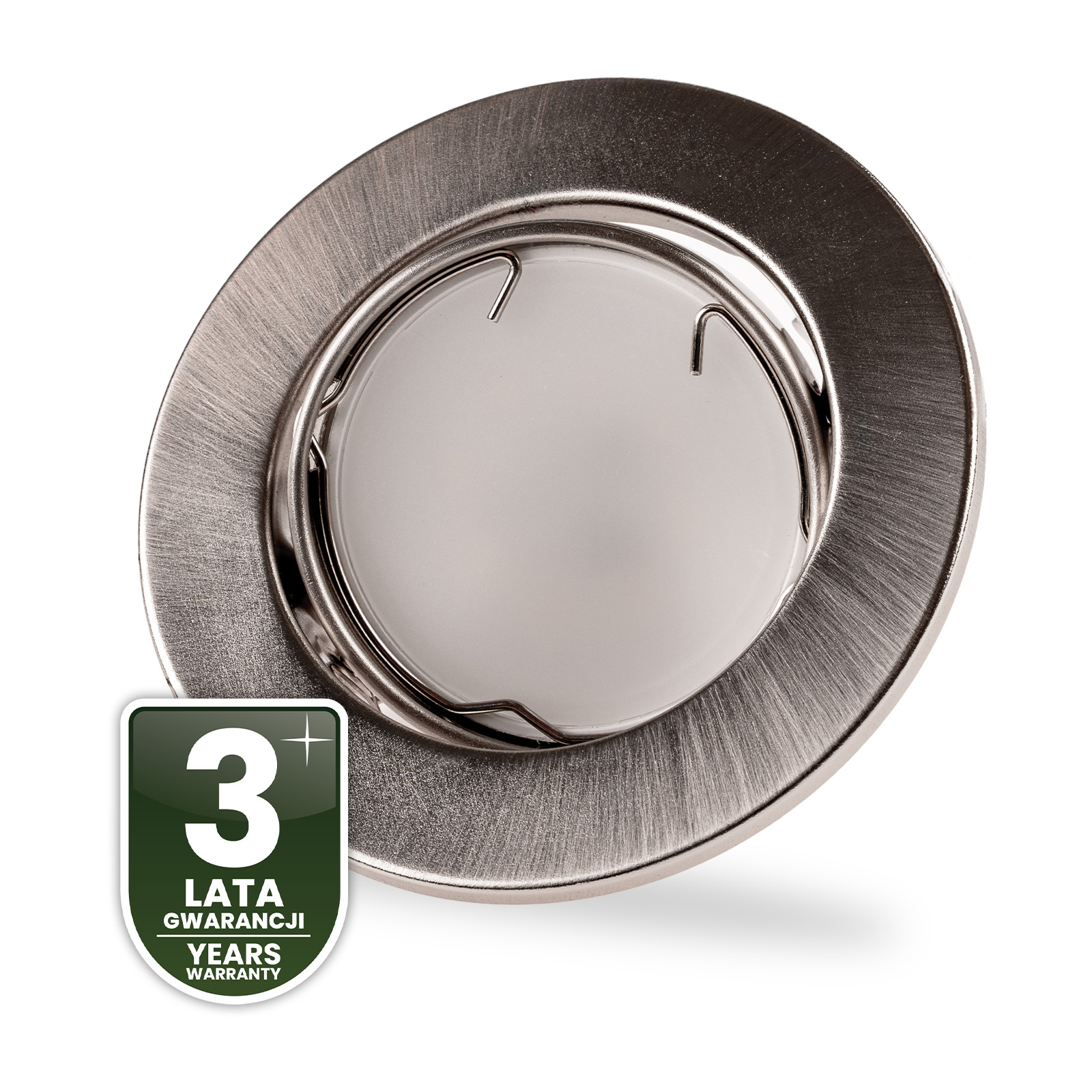 Oprawa HALOGENOWA Podtynkowa Ruchoma Okrągła AURELI Satyna Blacha MR16 GU10 - czwarta cecha produktu