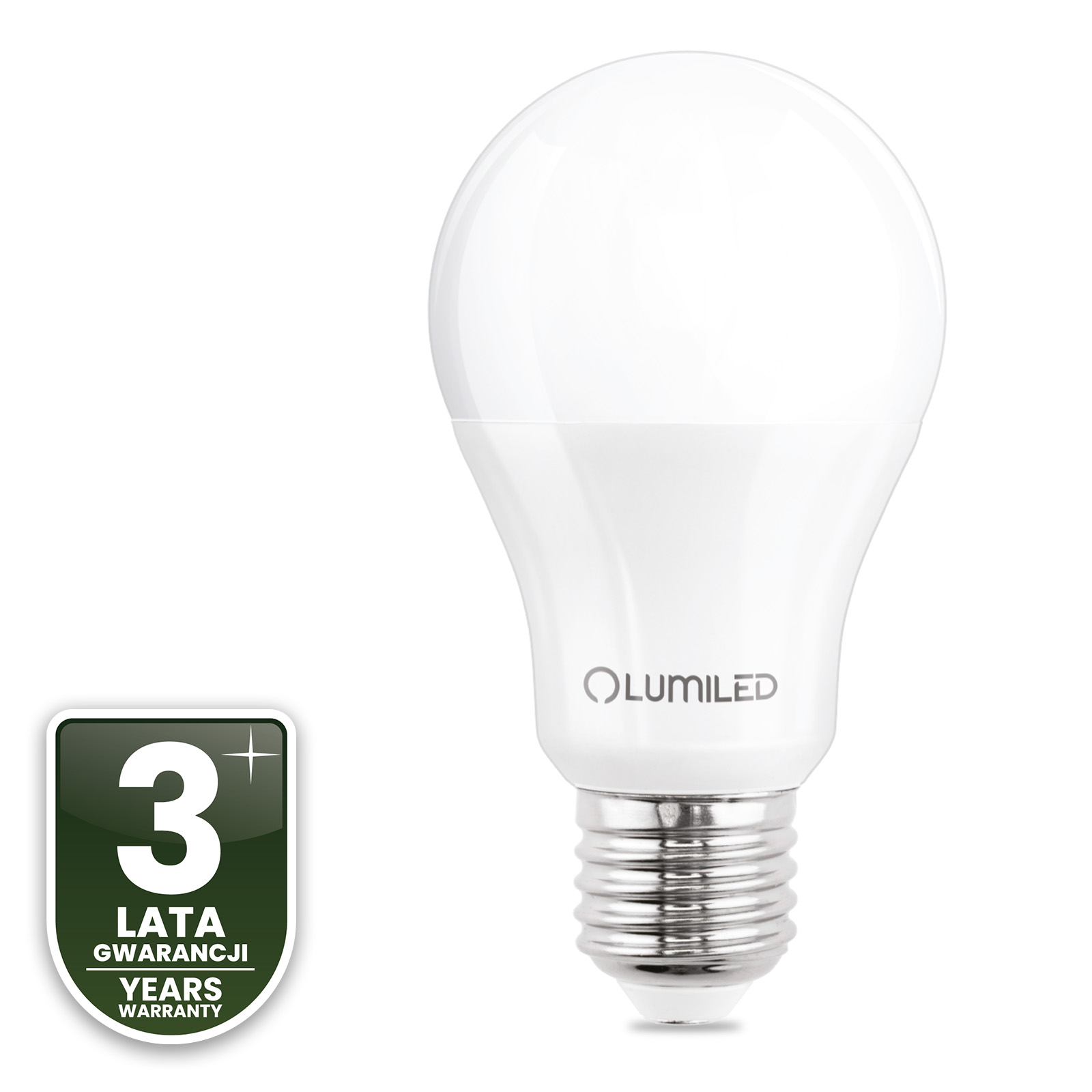 Żarówka LED E27 A60 10W = 75W 1100lm 4000K Neutralna 260° LUMILED - czwarta cecha produktu