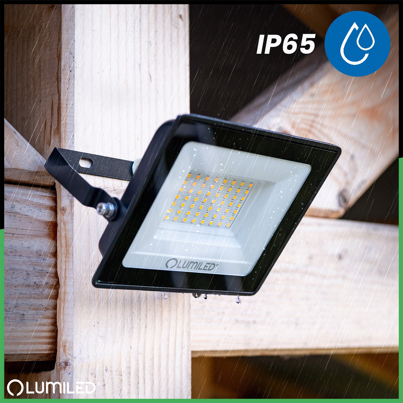Naświetlacz LED ZUNA2 50W 4500lm 4000K IP65 Czarny LUMILED - pierwsza cecha produktu