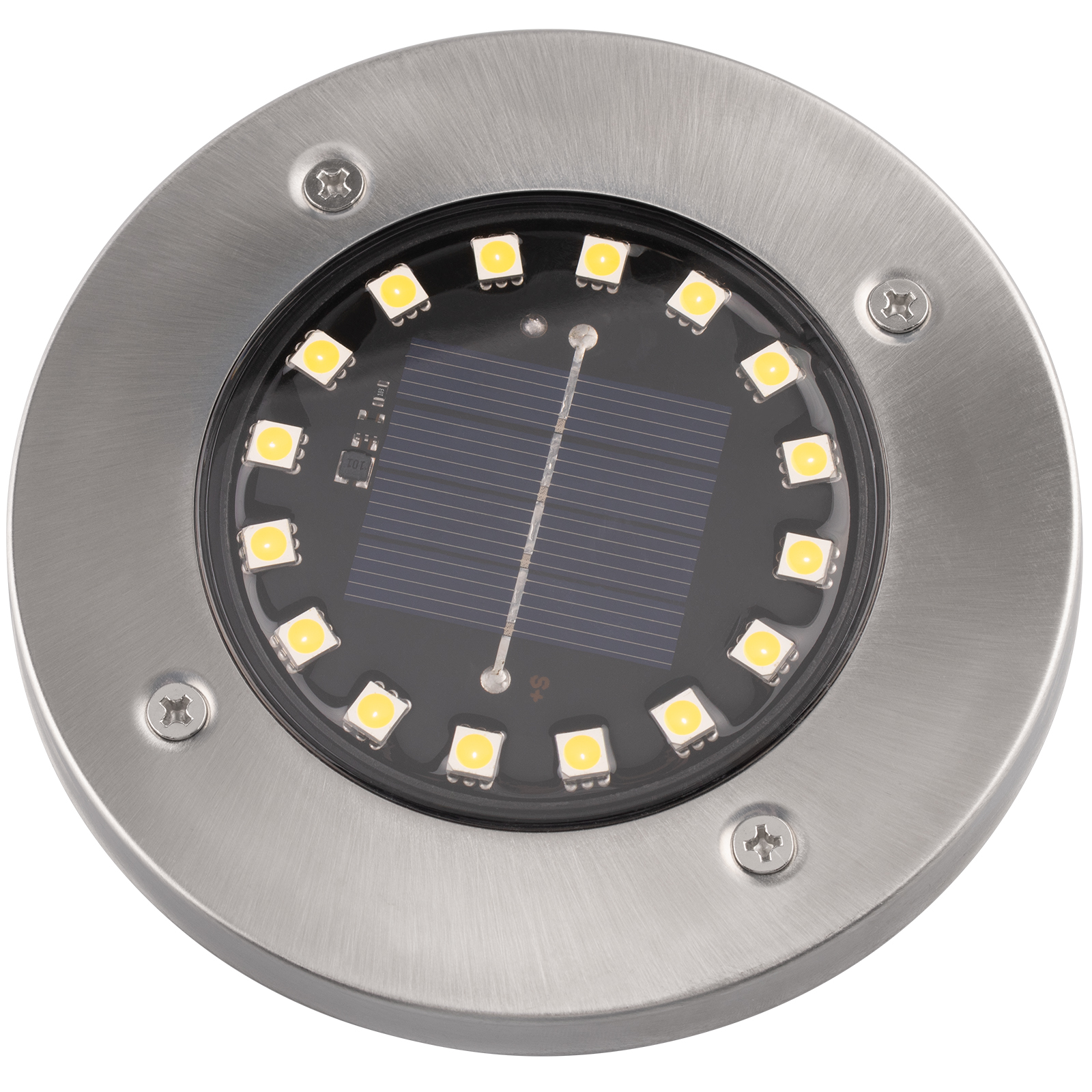 Zestaw 6x Lampki Solarne Ogrodowe LED HELIS Wbijane Dyski Dogruntowe 4000K IP44 LUMILED - pierwsza cecha produktu