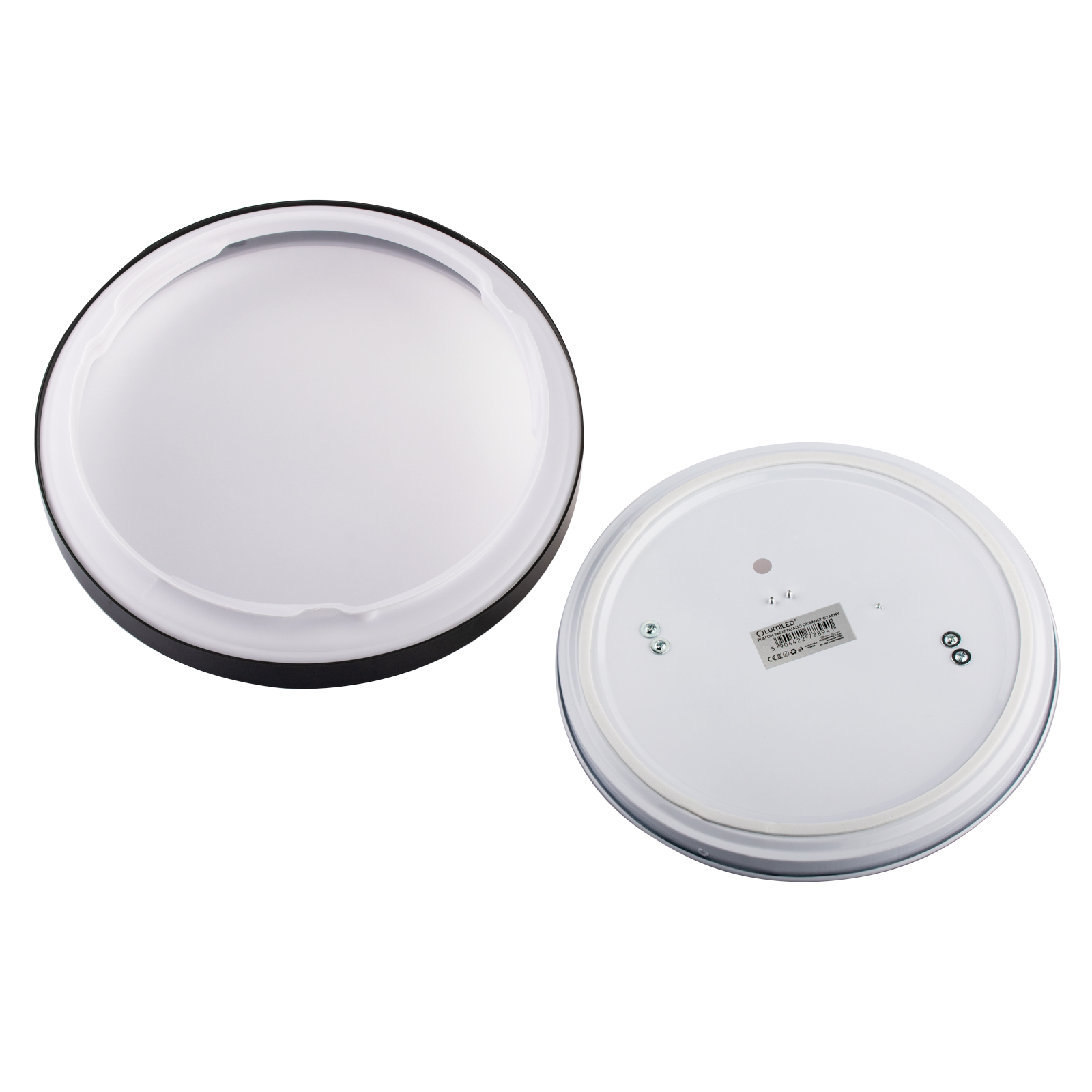 Plafon LED Lampa Sufitowa Natynkowa 2x E27 DUALIO Okrągły IP44 30cm LUMILED - trzecia cecha produktu