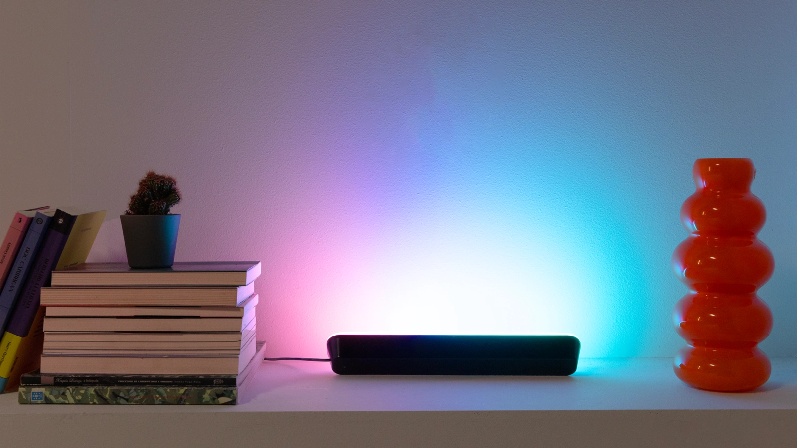 2x Lampa LED Biurkowa Gamingowa RGBIC Gradient 30cm Light Bar Inteligentna SMART WiFi Bluetooth Aplikacja WiZ - pierwsza cecha produktu
