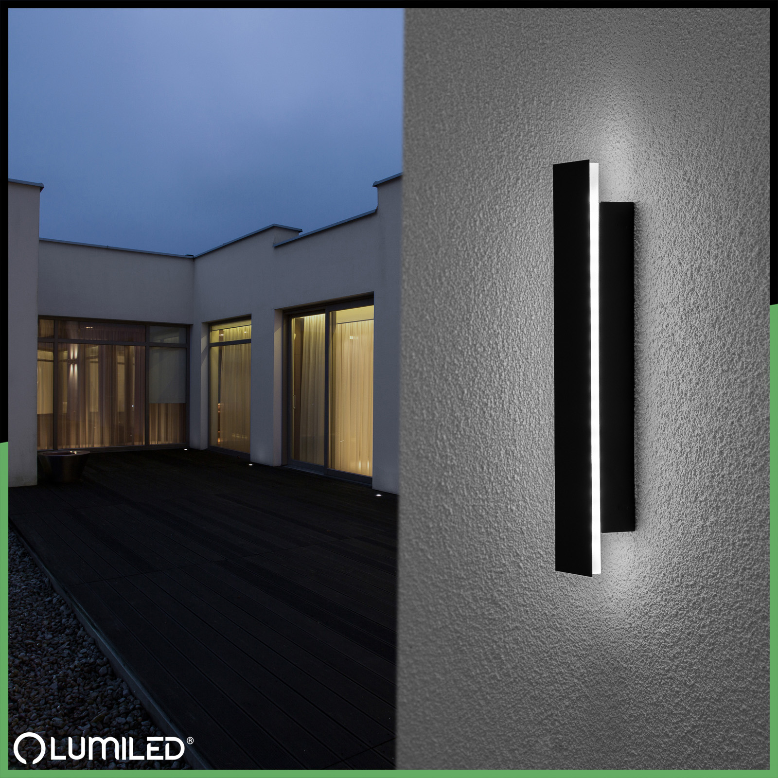 Lampa Ogrodowa LED Natynkowa PELIO Kinkiet Elewacyjny Ścienny 9W 4000K IP65 LUMILED - obszar zastosowań