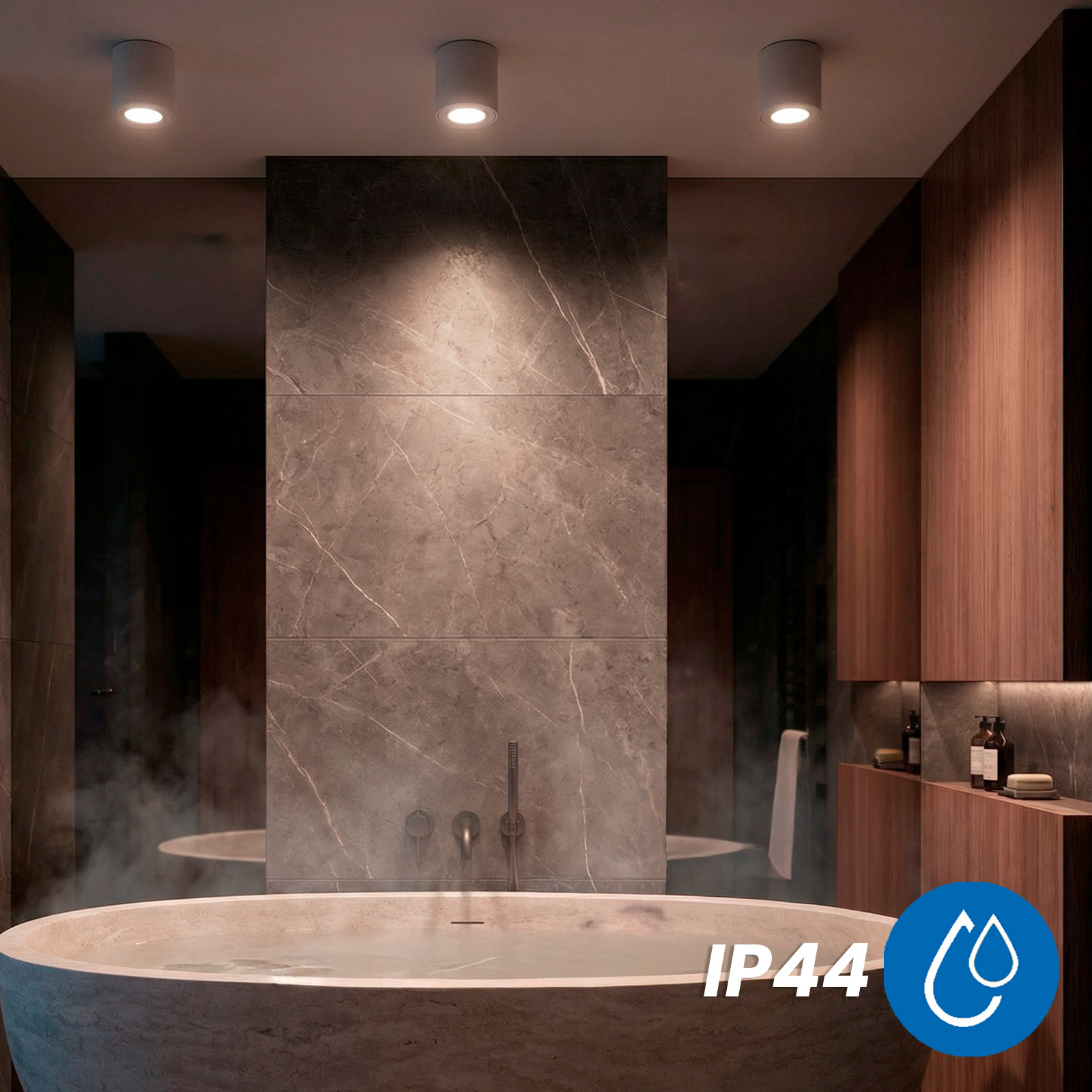 Oprawa Natynkowa HALOGENOWA Spot Tuba Lampa Sufitowa EGIO GU10 Okrągła Biała LUMILED - druga cecha produktu