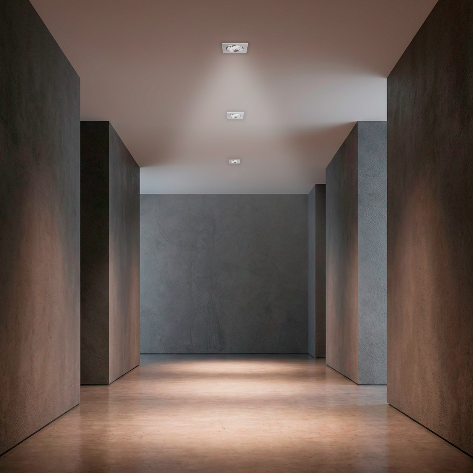 Oprawa HALOGENOWA Podtynkowa Ruchoma Kwadrat  PICTOR Chrom Blacha MR16 GU10 - druga cecha produktu