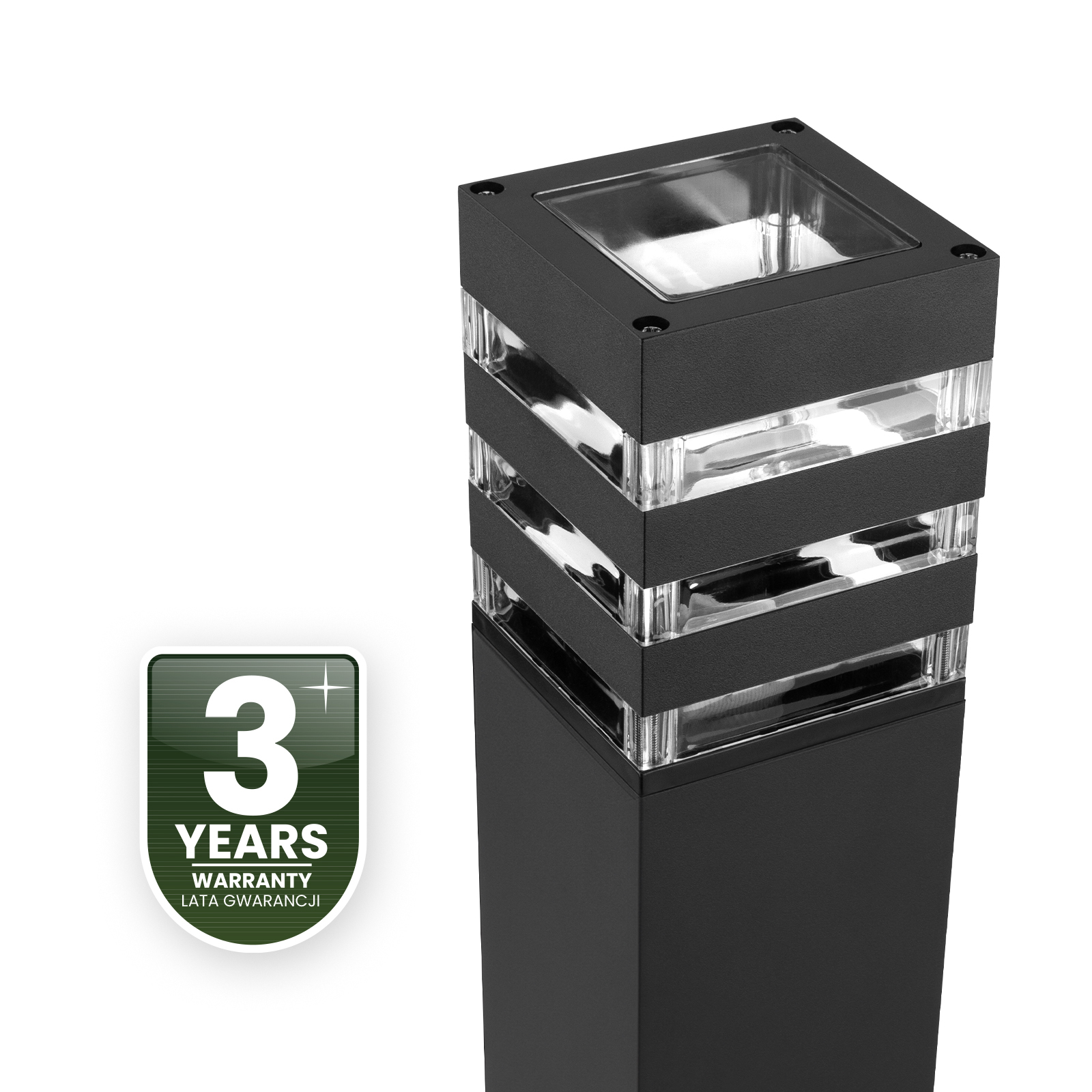 Lampa Ogrodowa Słupek Zewnętrzny Stojący E27 LED TAXUS 2 50cm LUMILED - czwarta cecha produktu