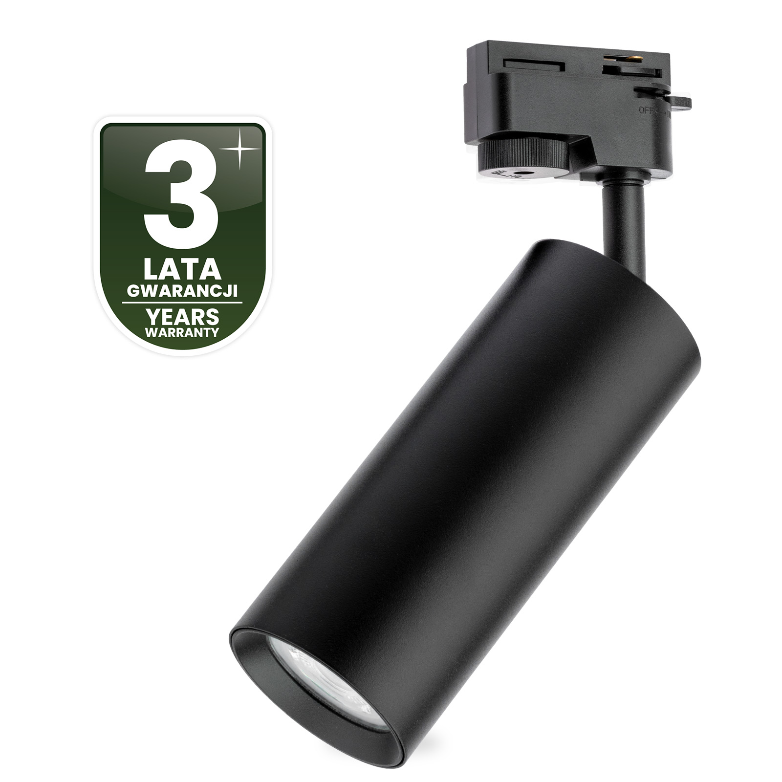 Reflektor Szynowy GU10 Czarny RITI Lampa do Szynoprzewodów Jednofazowych LUMILED - czwarta cecha produktu