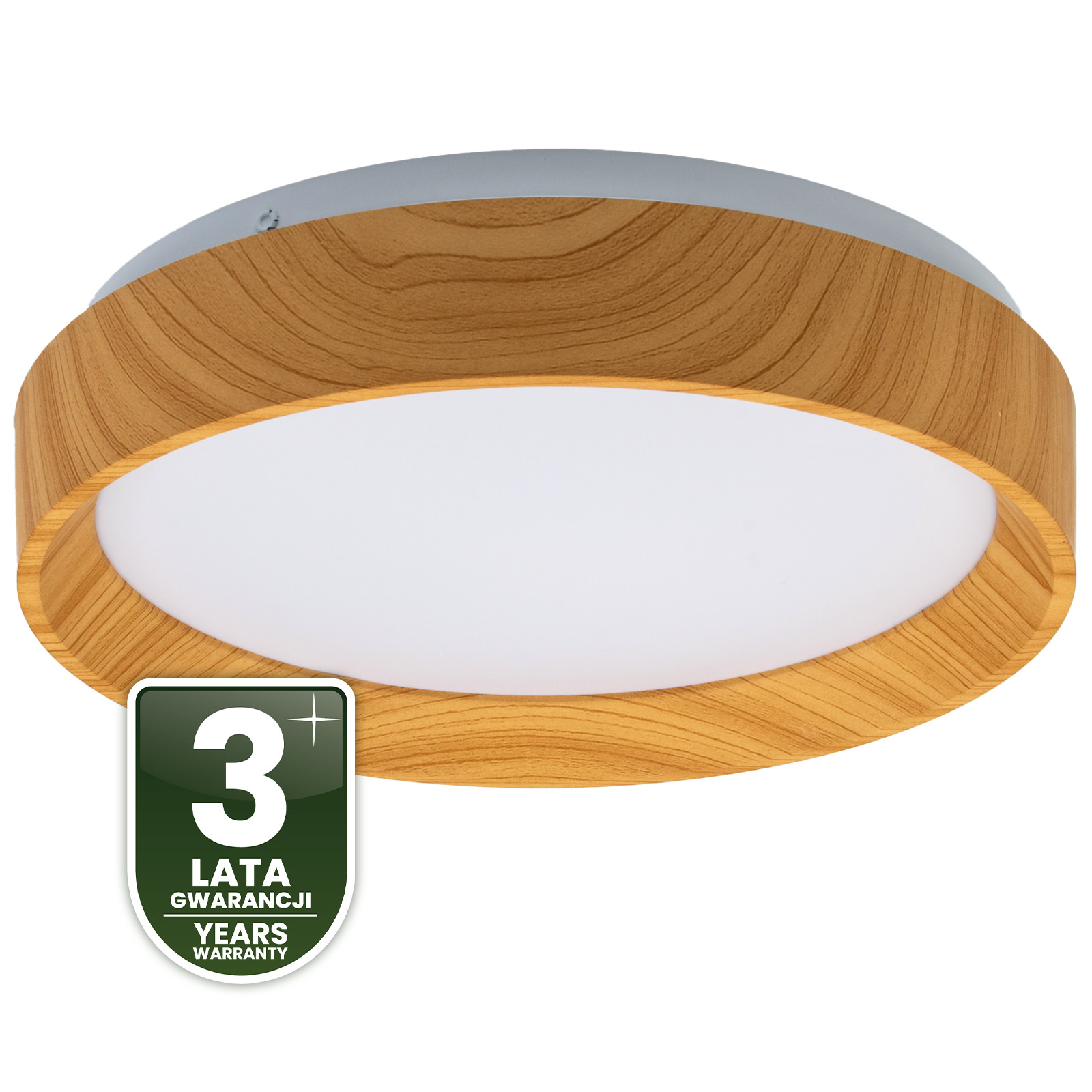 Plafon LED Panel Natynkowy Lampa Sufitowa Oprawa WOODY 24W 4000K Okrągły IP44 32cm LUMILED - czwarta cecha produktu