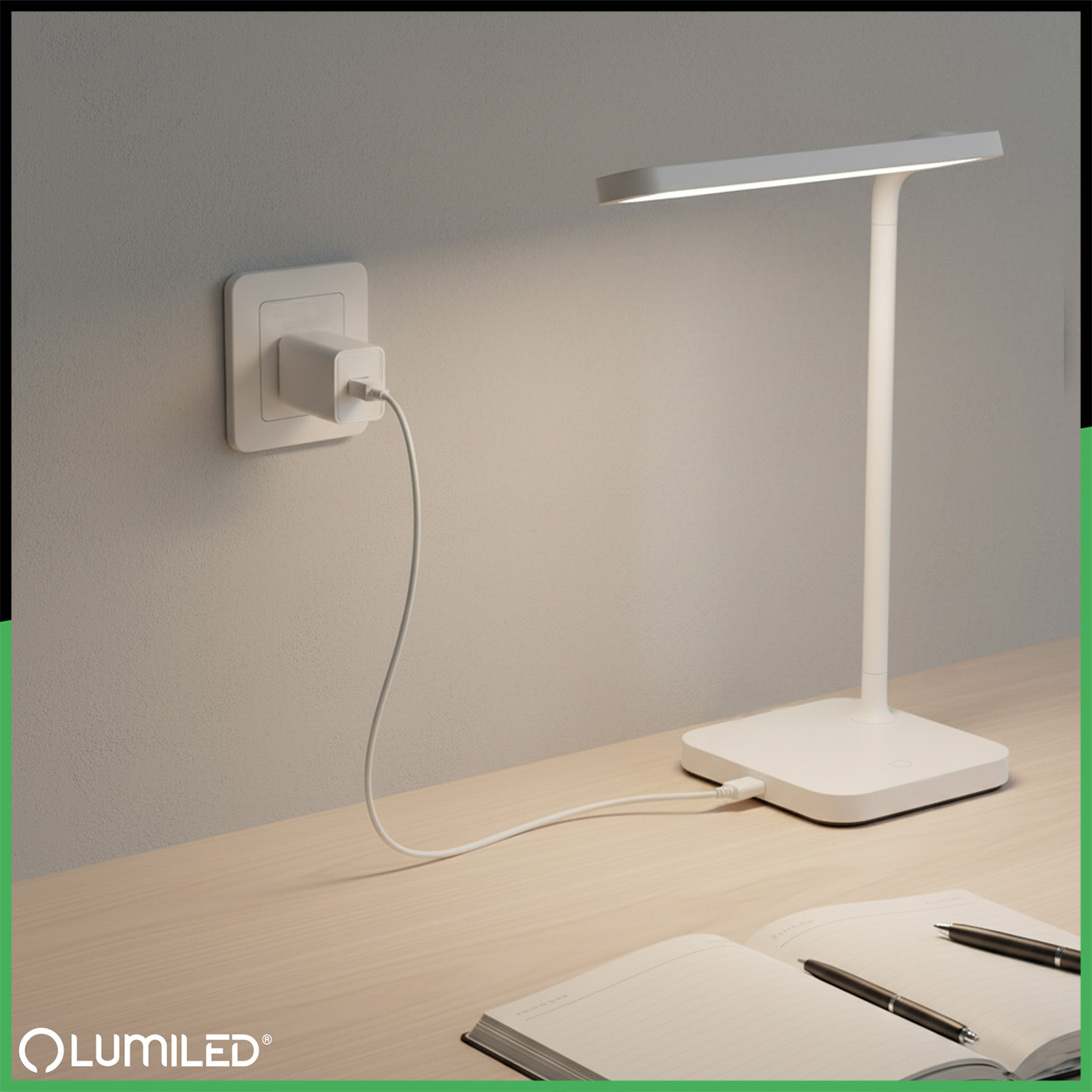 Ładowarka Zasilacz 1x USB 5V/1A DC Adapter Lampek Biurkowych Biały Lumiled - obszar zastosowań