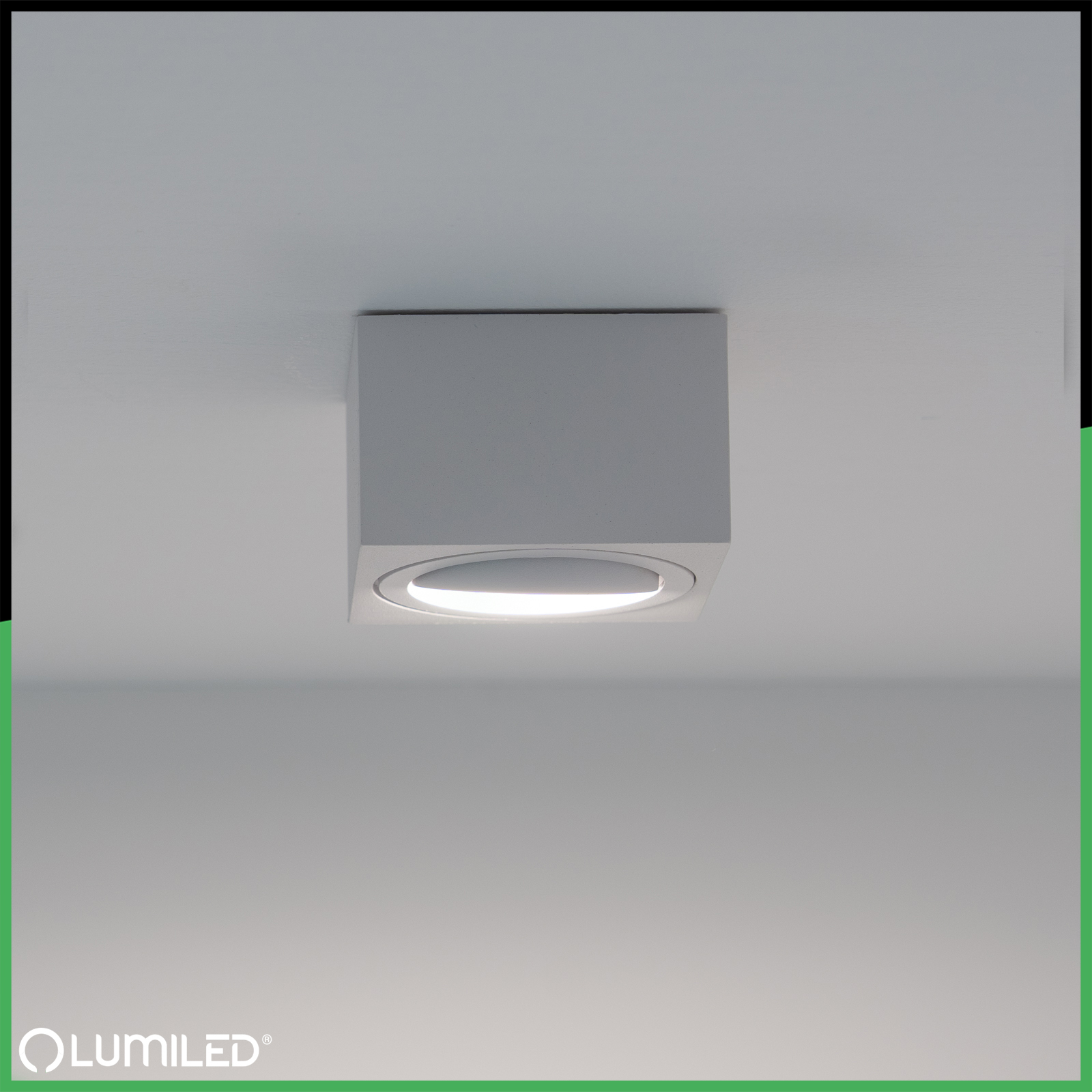 Oprawa Natynkowa HALOGENOWA Tuba Spot Ruchoma Kwadratowa Biała 50mm + Wkład LED 7W 6500K AMAT-S LUMILED - obszar zastosowań