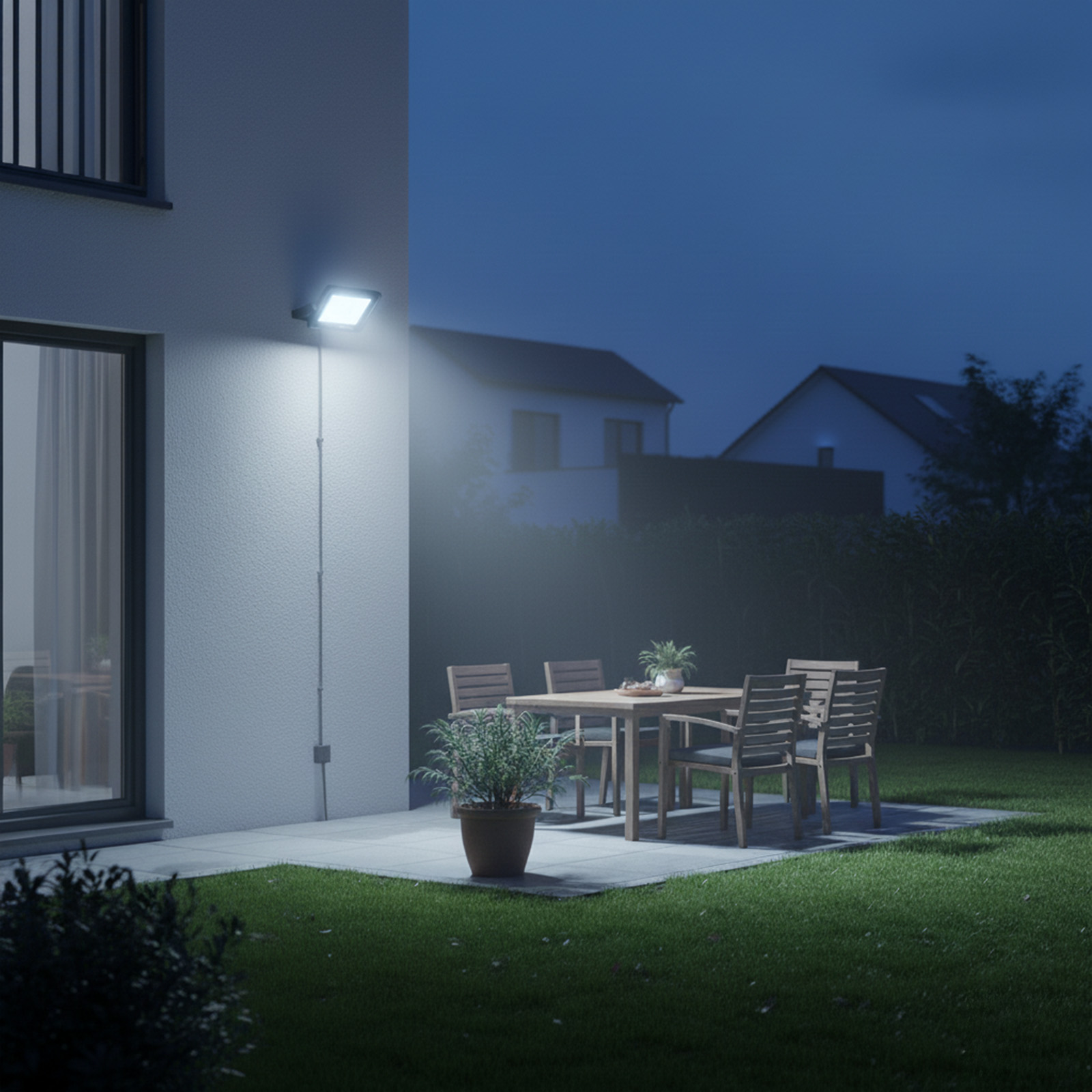 Naświetlacz LED Halogen Zewnętrzny Reflektor 10W 6500K 900lm IP65 FLOODLIGHT LUX OSRAM - obszar zastosowań